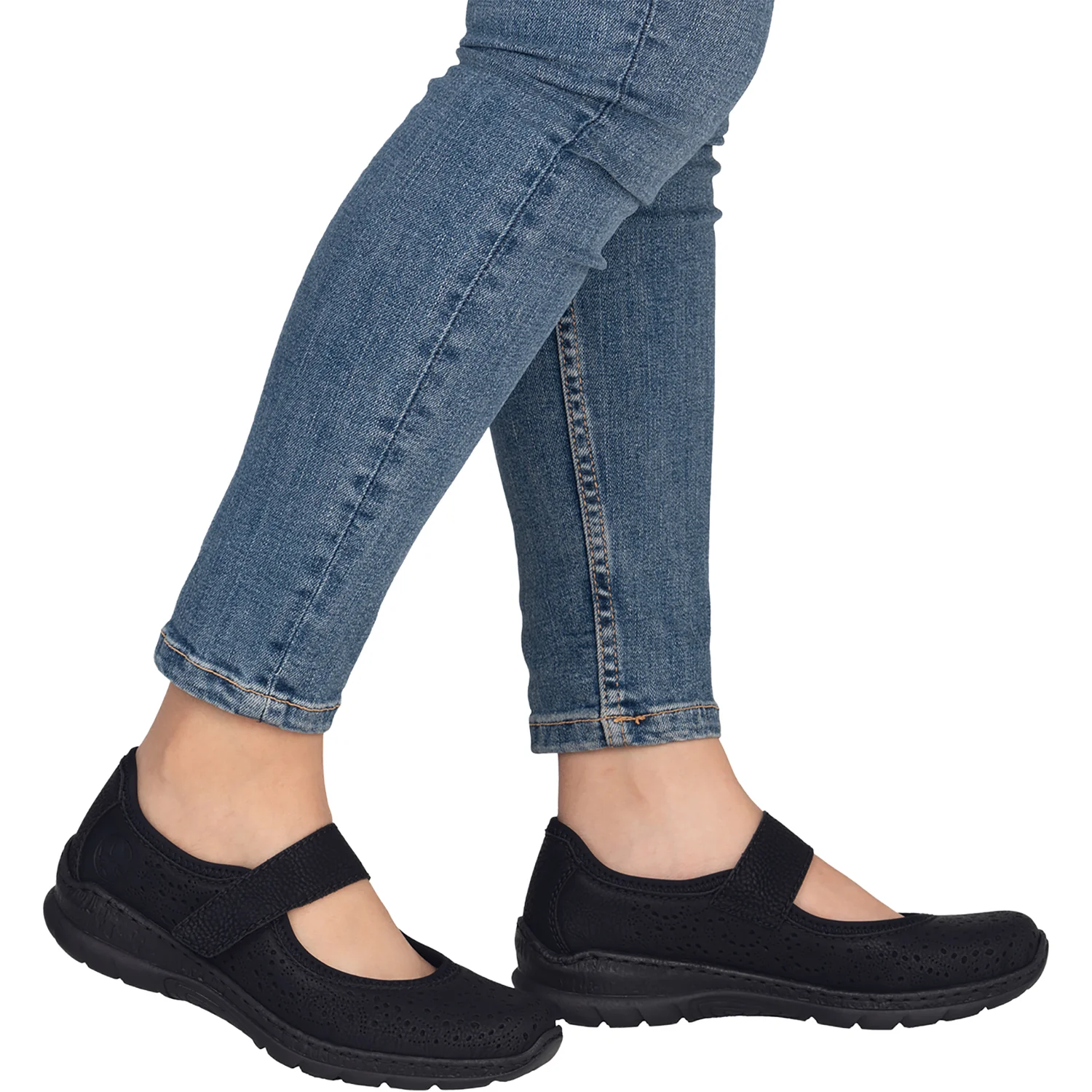 Rieker N4299-00 Nikita 99 Women's Mary Janes Schwarz/Schwarz/Schwarz - Image 7