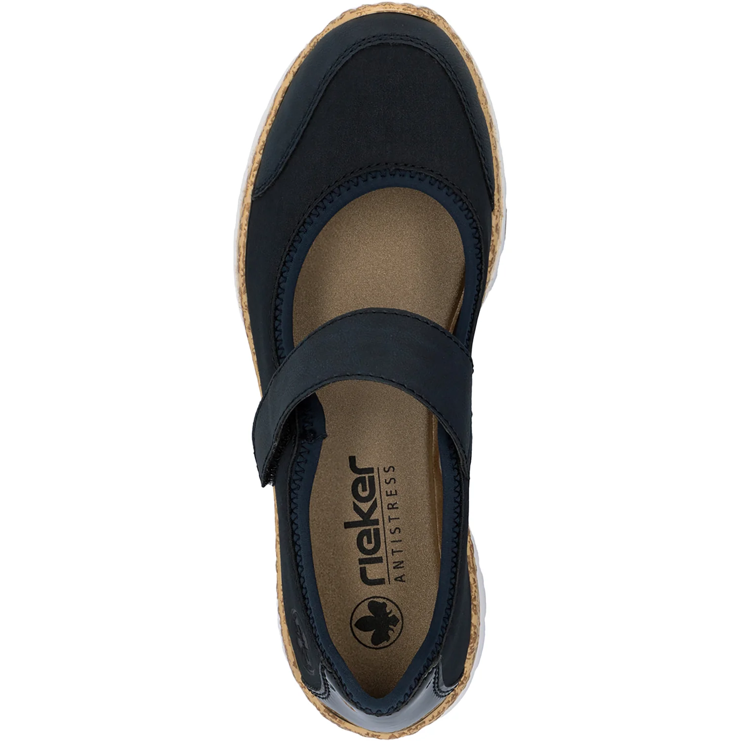 Rieker N42B0-14 Stretch Women's Mary Janes Sporty Pazifik/Pazifik - Image 2