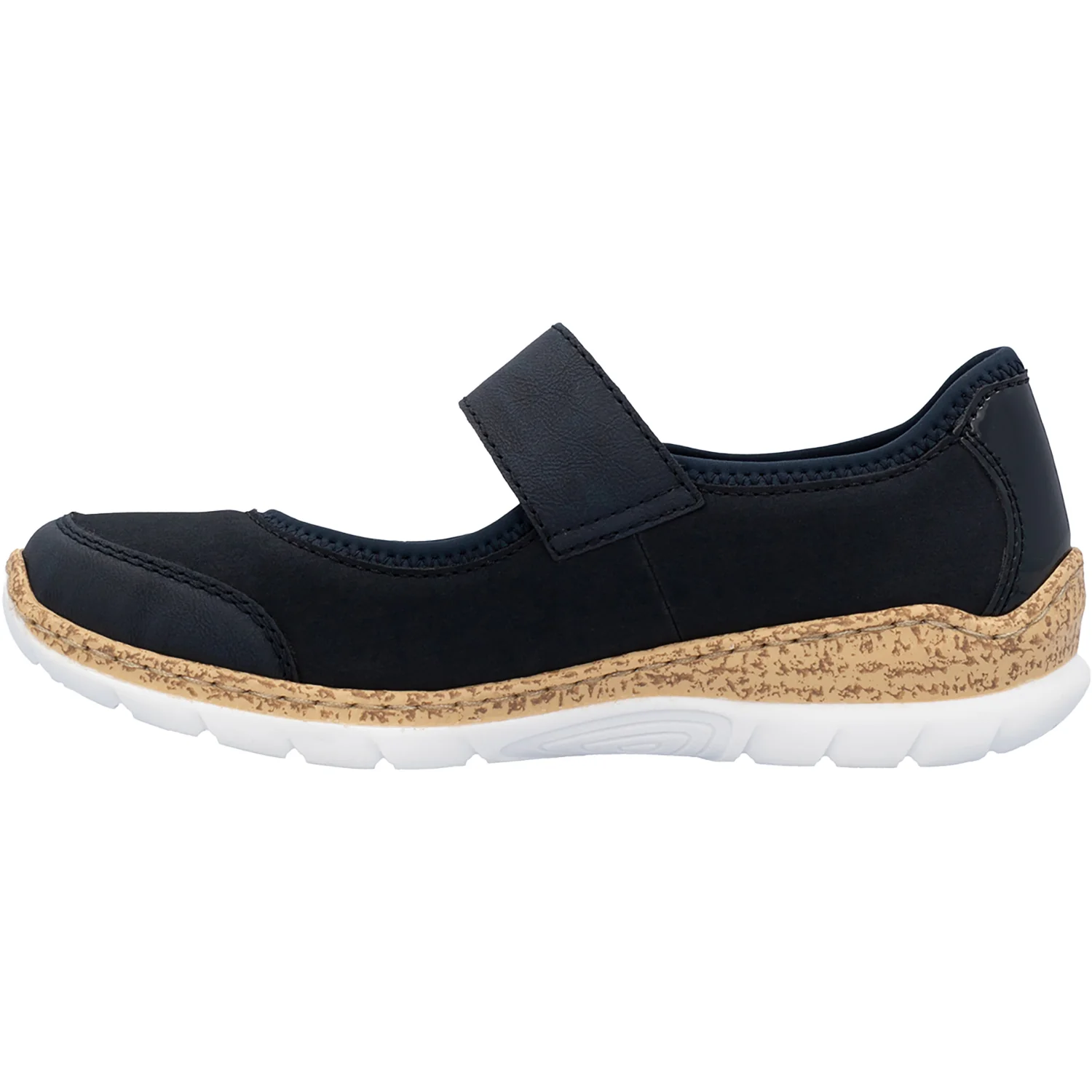 Rieker N42B0-14 Stretch Women's Mary Janes Sporty Pazifik/Pazifik - Image 3