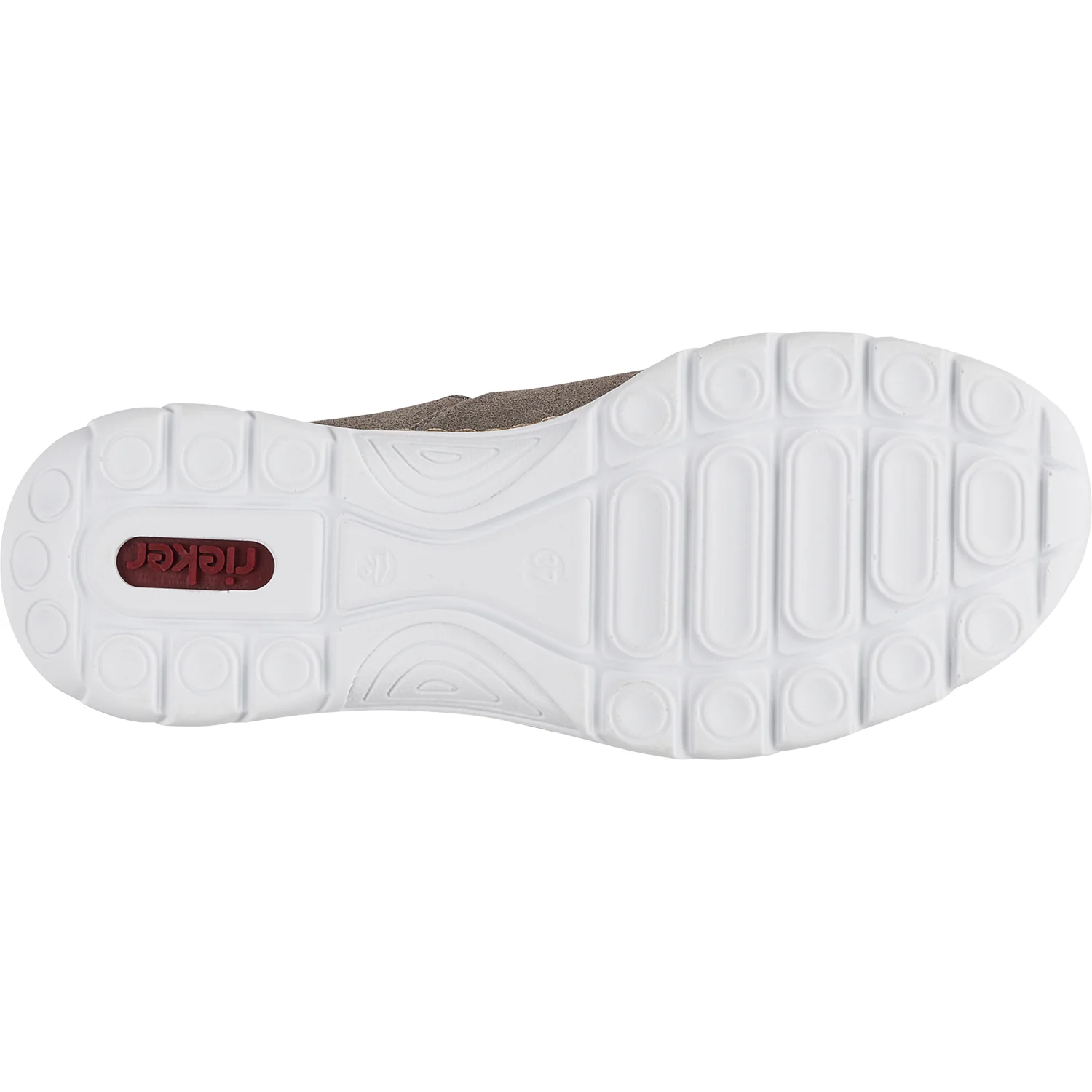 Rieker N42F1-40 Nikita F1 Women's Sneakers Cement/Dust Silver Suede - Image 4