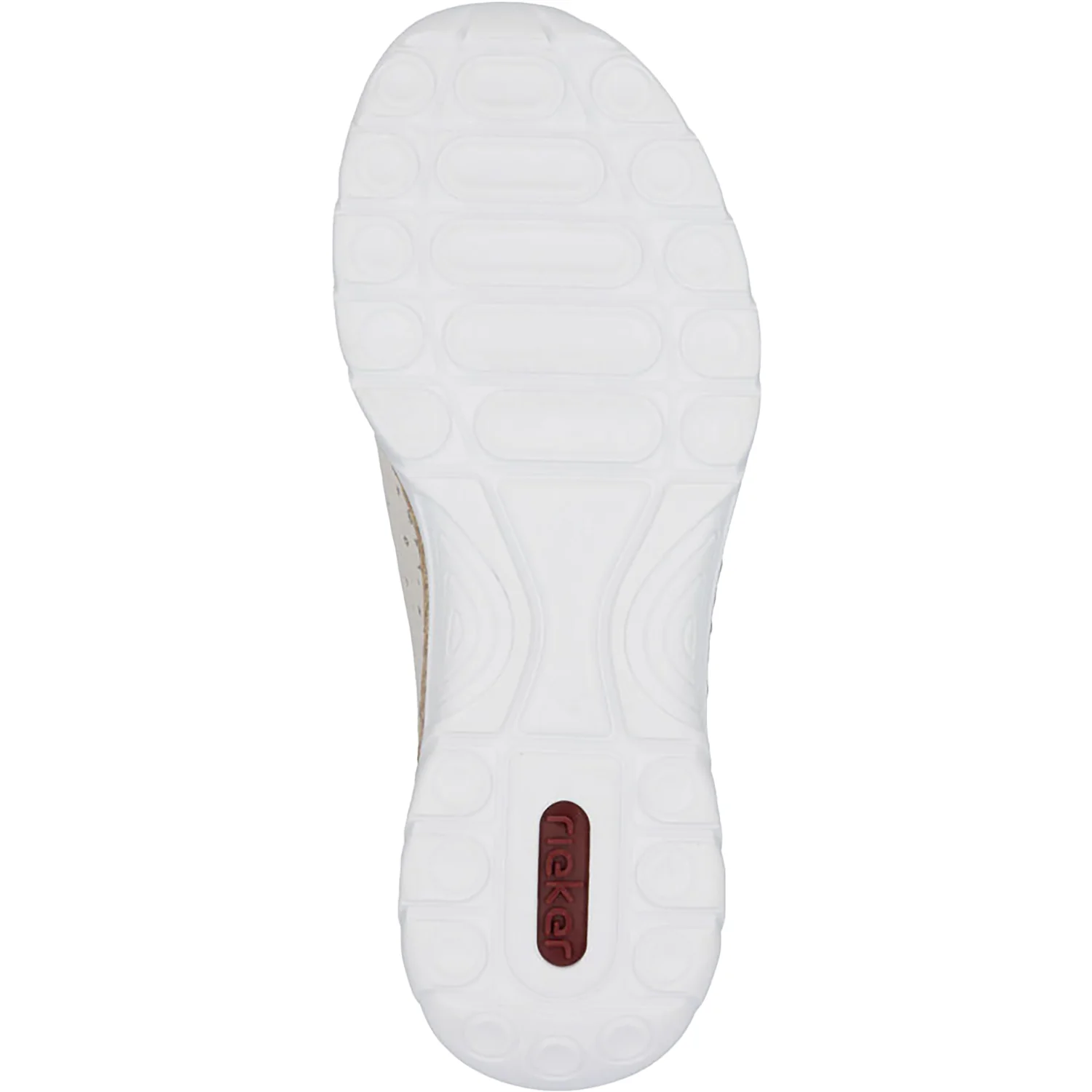 Rieker N42V3-60 Women's Slip Ons Sporty Perle/Porzellan Synthetic - Image 4