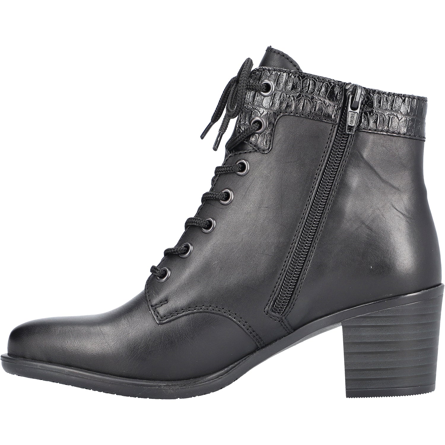 Rieker Y2040-00 Ines 40 Women's Dress Boots Black Synthetic - Image 3