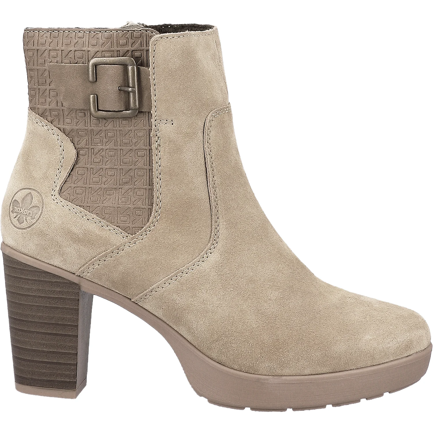 Rieker Y2252-64 Eva 52 Women's Boots Fango Suede