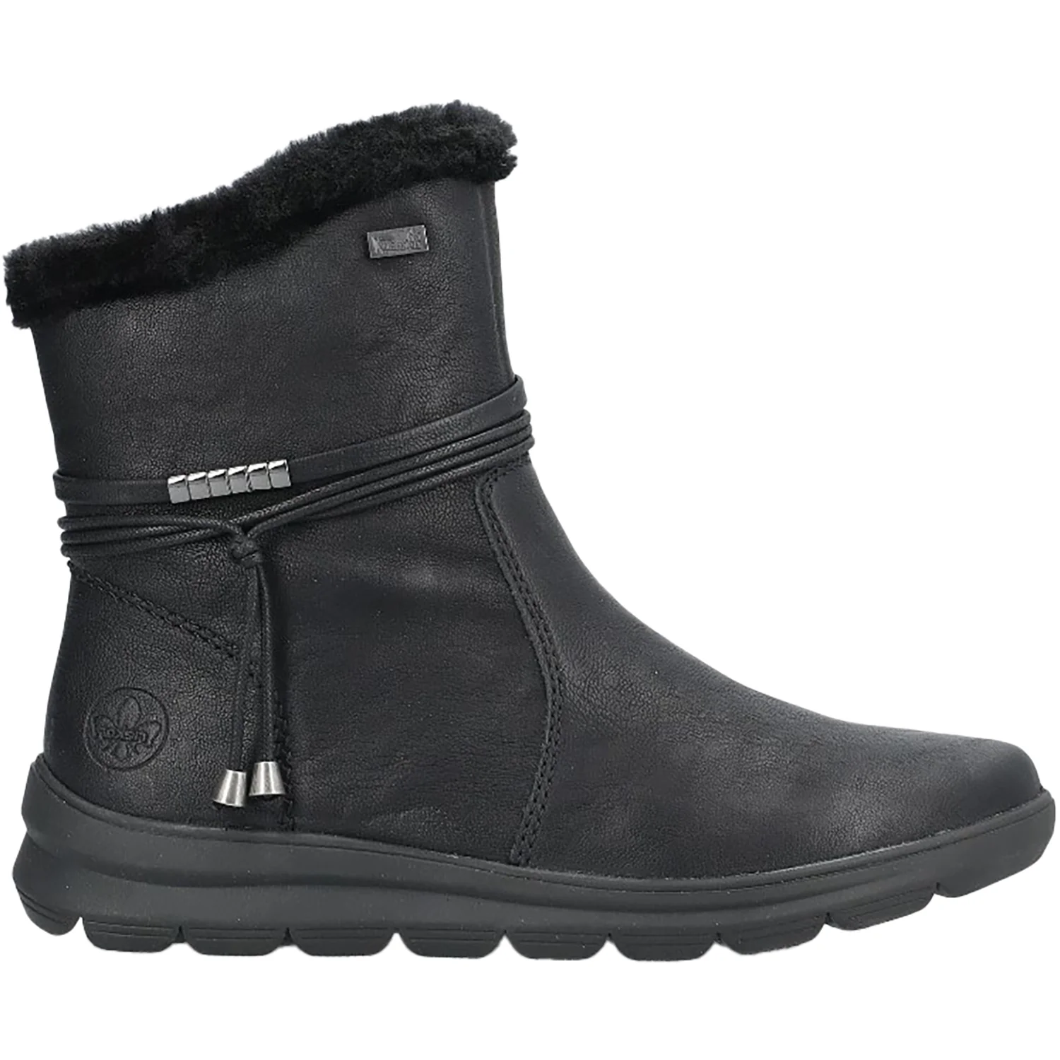 Rieker Z0070-00 Women's Boots Schwarz/Nero Synthetic