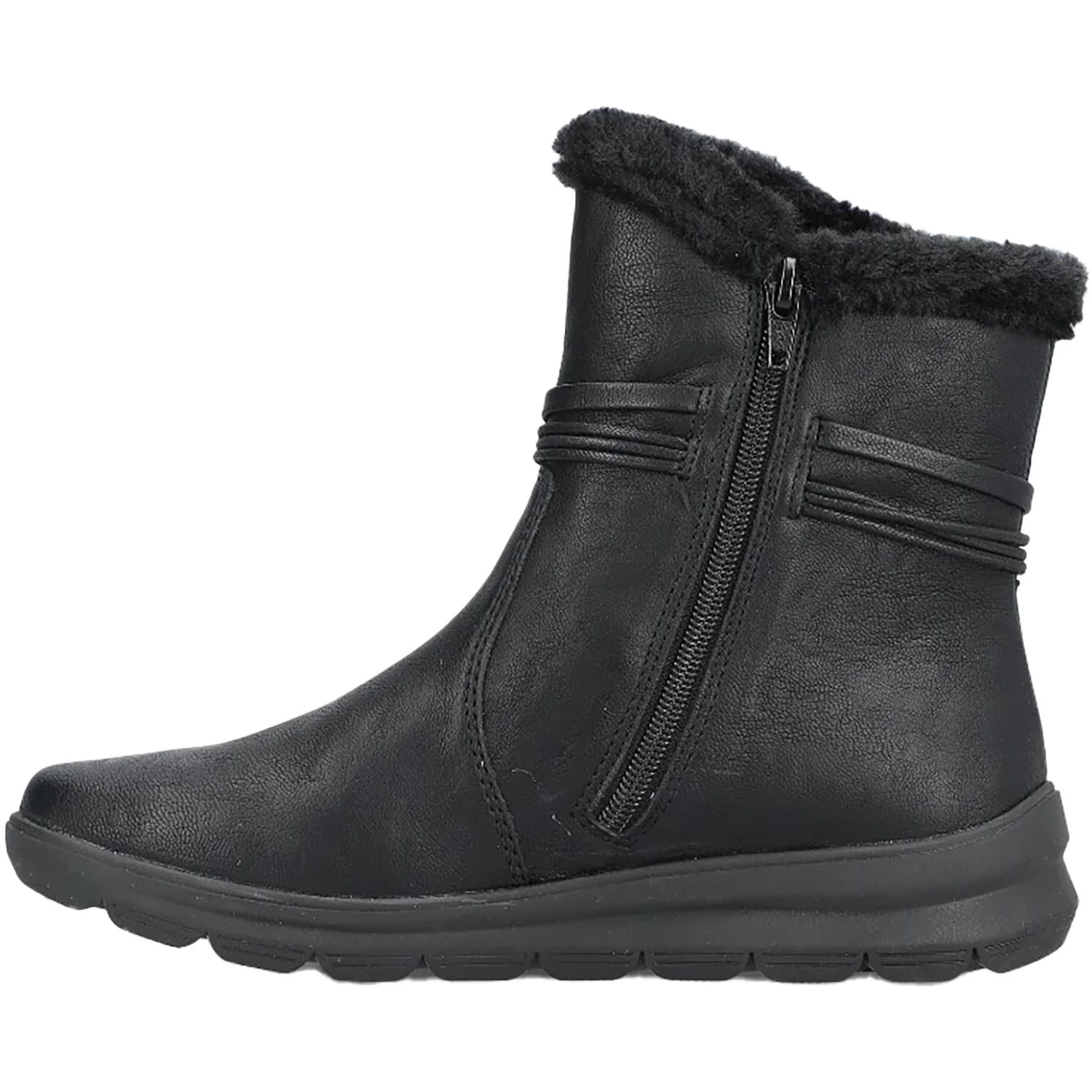 Rieker Z0070-00 Women's Boots Schwarz/Nero Synthetic - Image 3