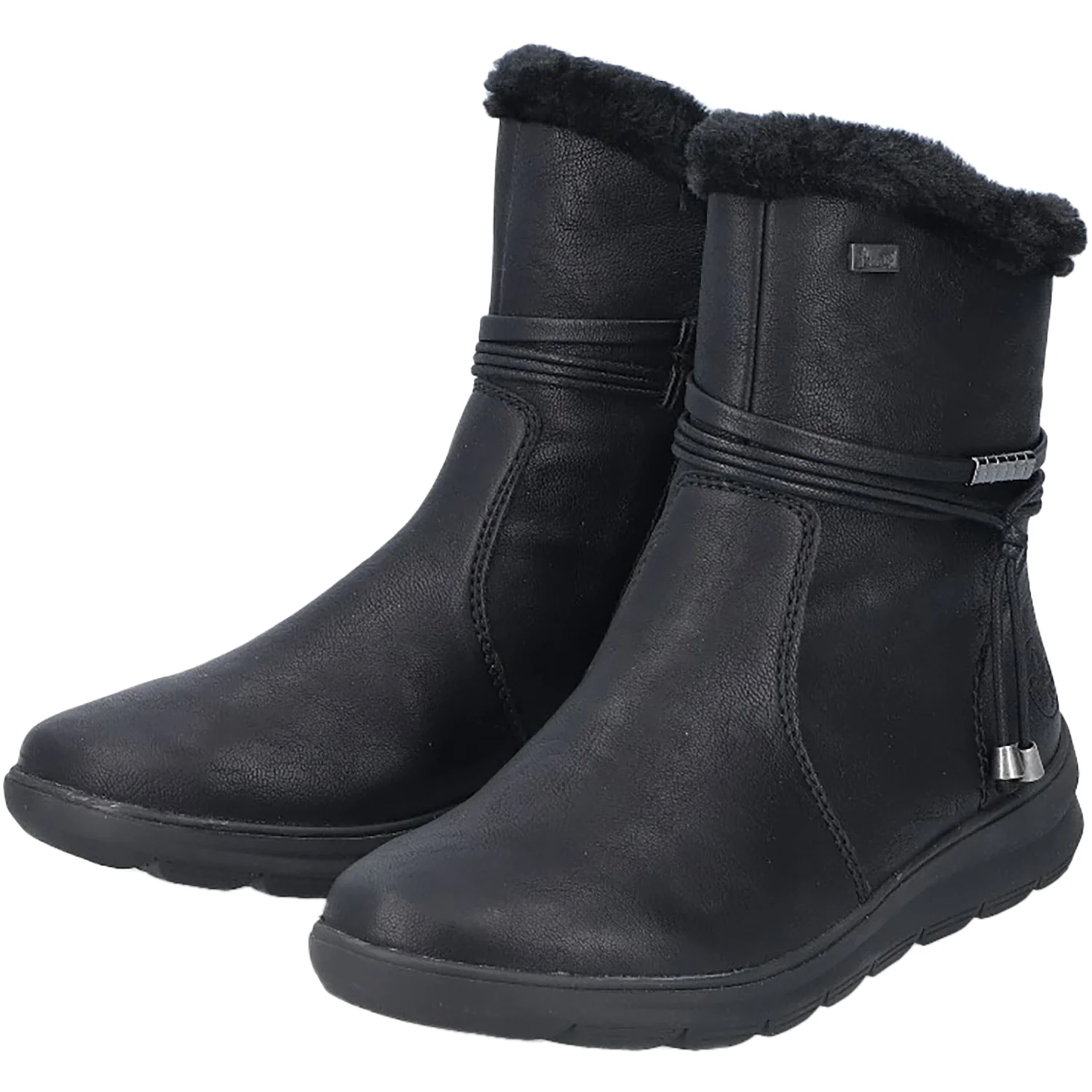 Rieker Z0070-00 Women's Boots Schwarz/Nero Synthetic - Image 5
