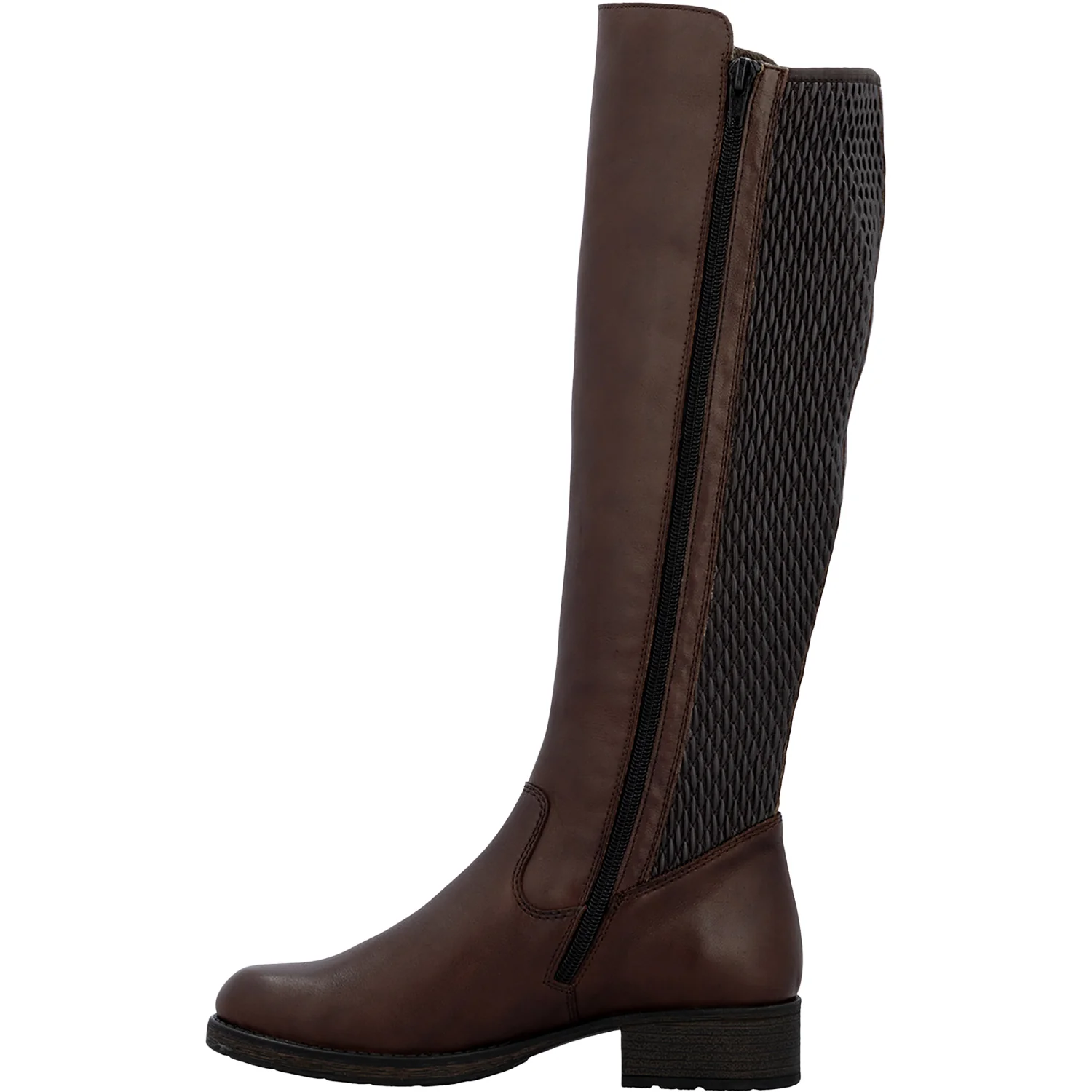 Rieker Z9591-27 Women's Boots Tall Ebony/Moro/Ebony - Image 3