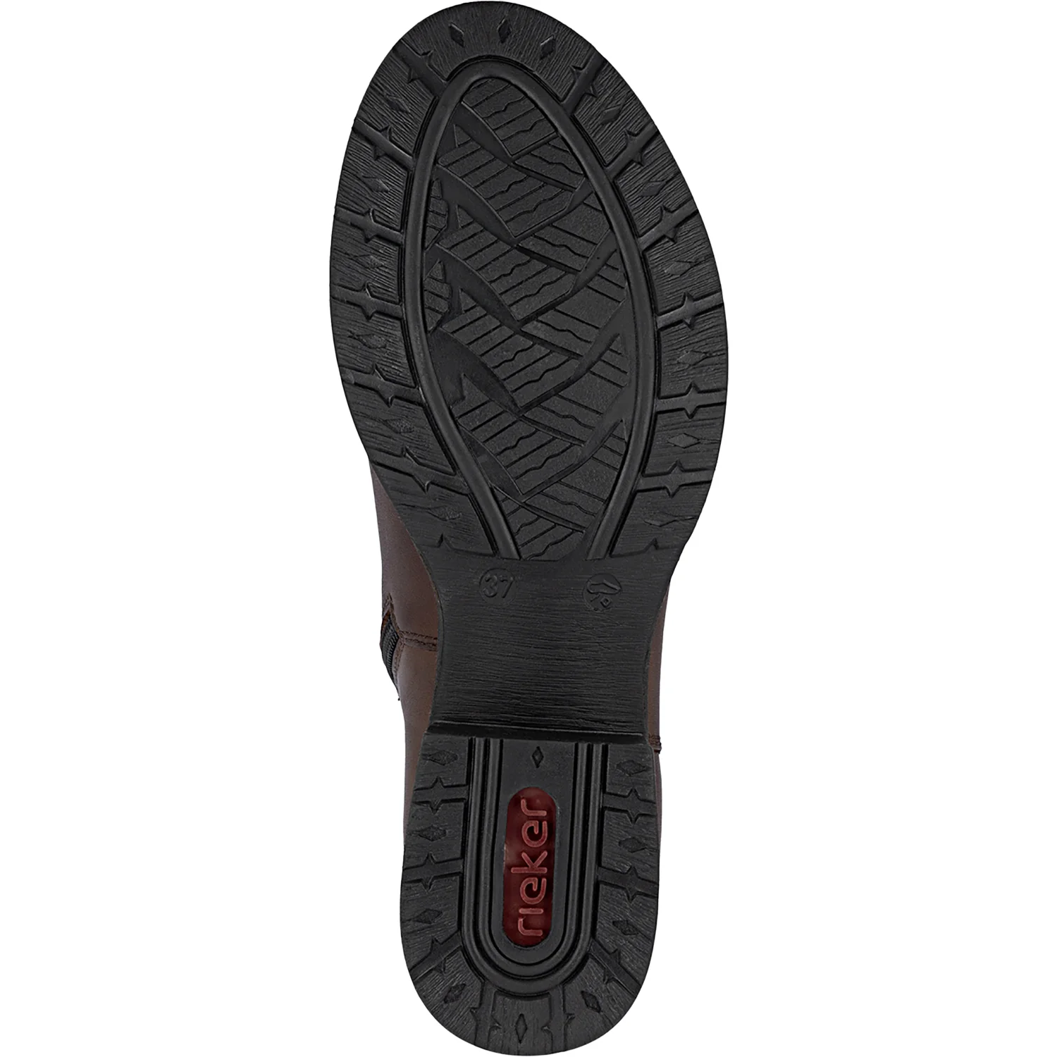 Rieker Z9591-27 Women's Boots Tall Ebony/Moro/Ebony - Image 4