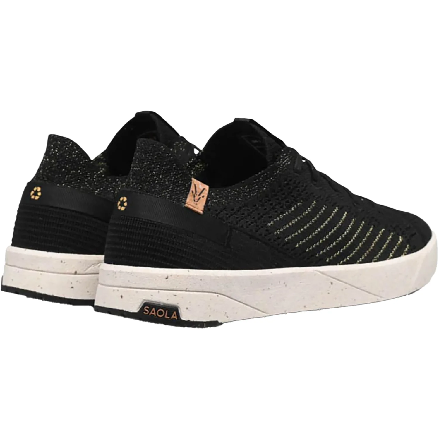 Saola Cannon Knit 3 Women's Athletic Shoes & Athleisure Shoes Black/Gold - Image 2