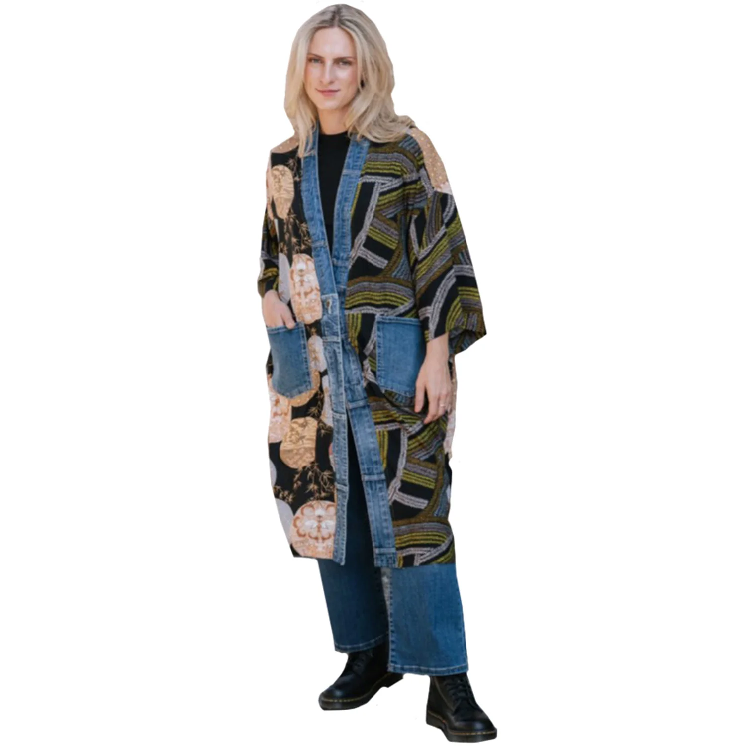 Shannon Passero Janis Cardigan Women's Outerwear Asia Print Mix