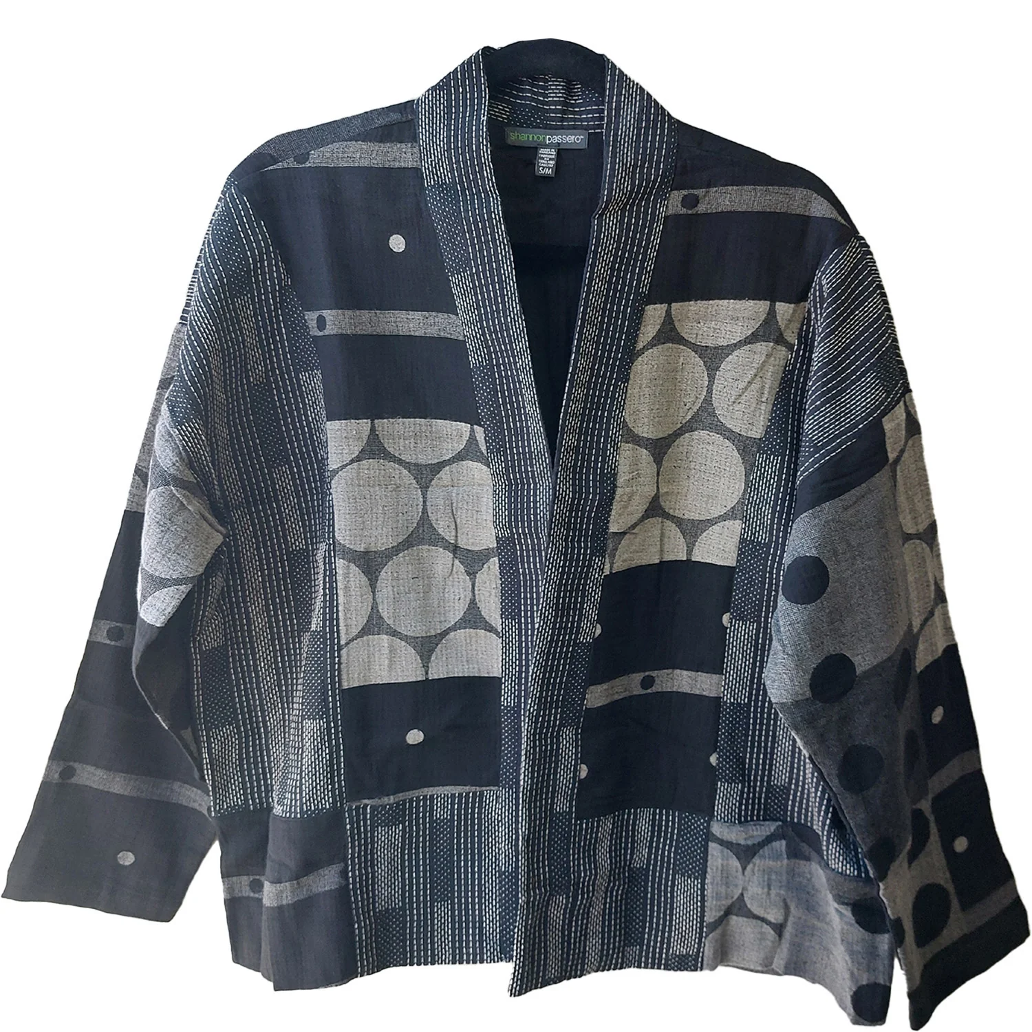 Shannon Passero Lara Cardigan Women's Outerwear Circle Print Mix