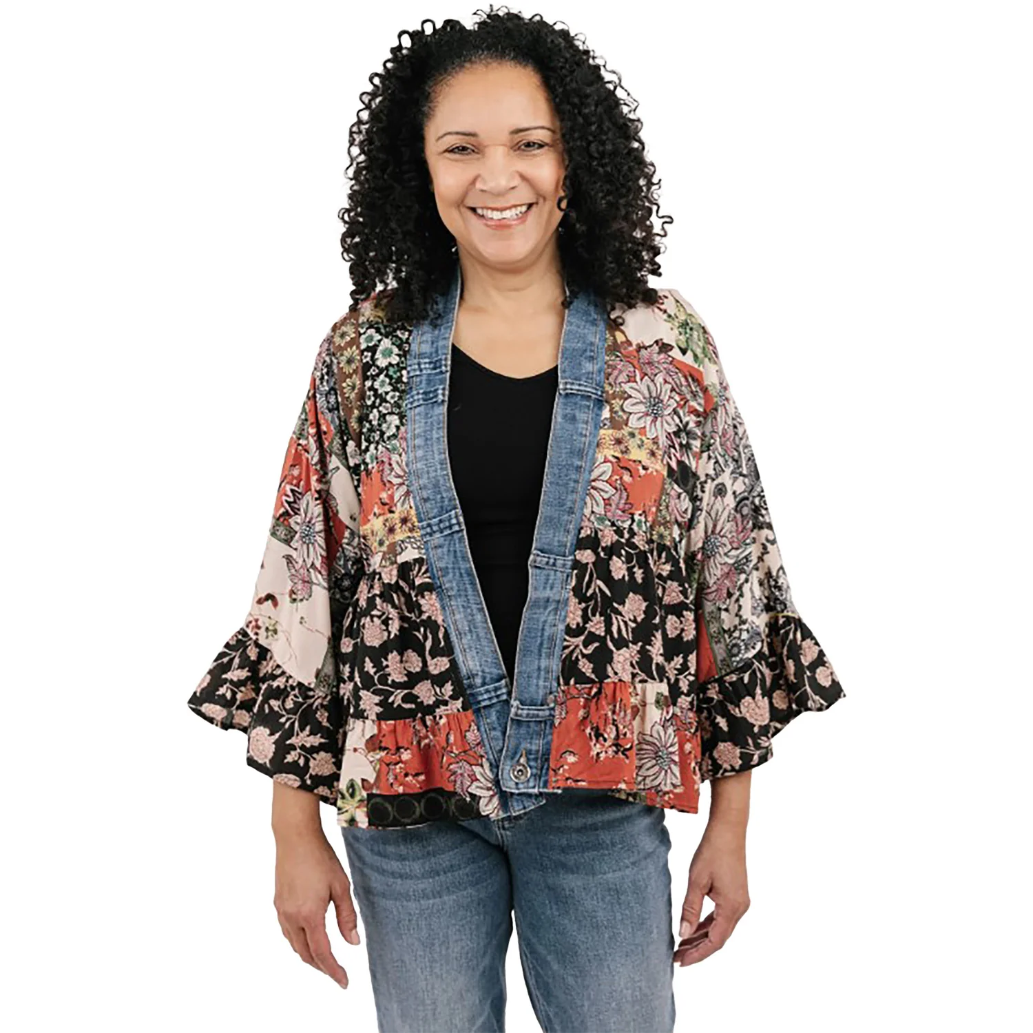 Shannon Passero Tiffany Cardigan Women's Outerwear Rust Mix