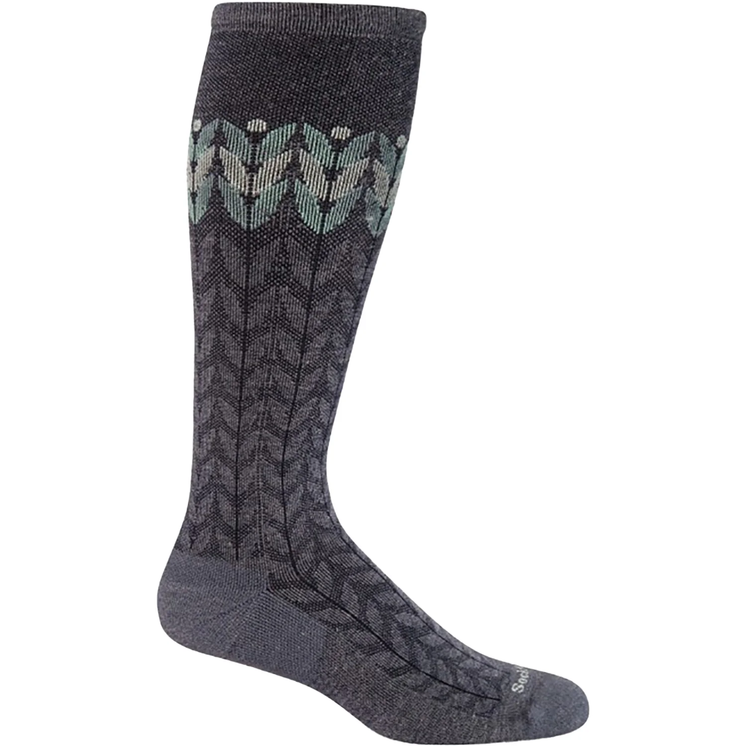 Sockwell 15-20 Bean Stalk Women's Compression Socks Denim