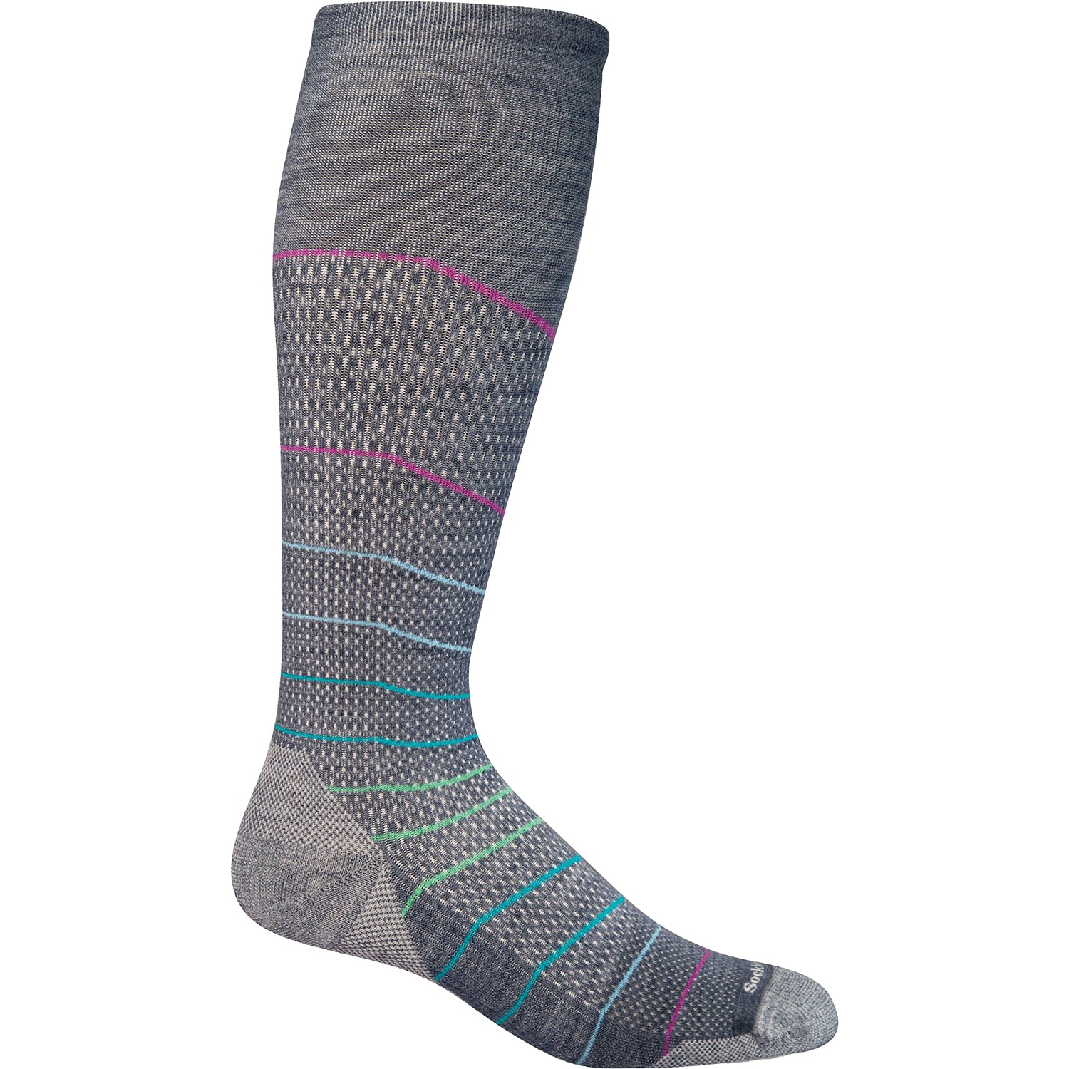 Sockwell 20-30 mmHg Interval Women's Socks Compression Moderate Denim