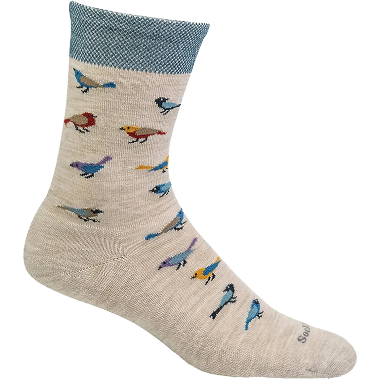 Sockwell Audubon Crew Socks Women's Essential Socks Barley