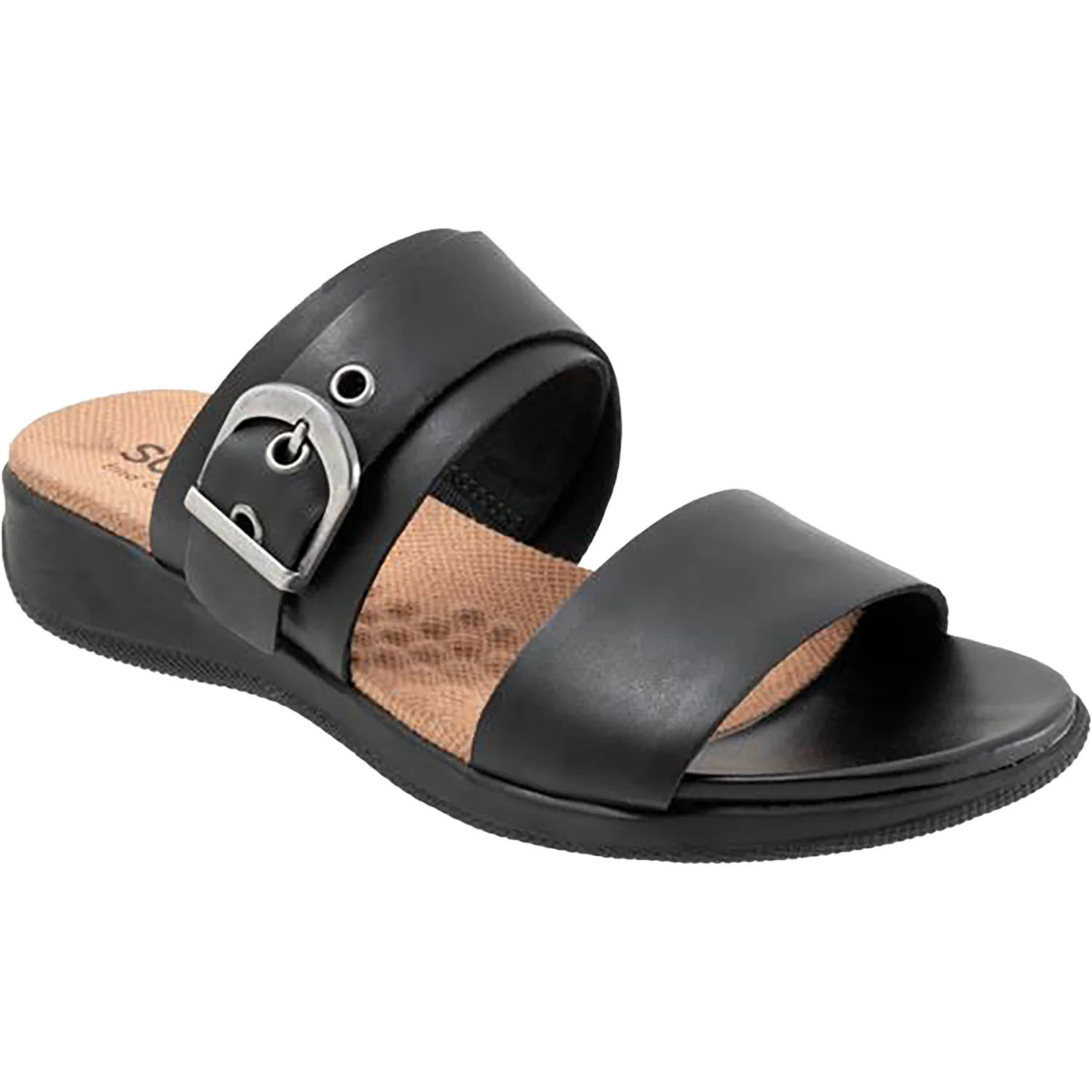 Soft Walk Toki Women's Sandals Black Leather