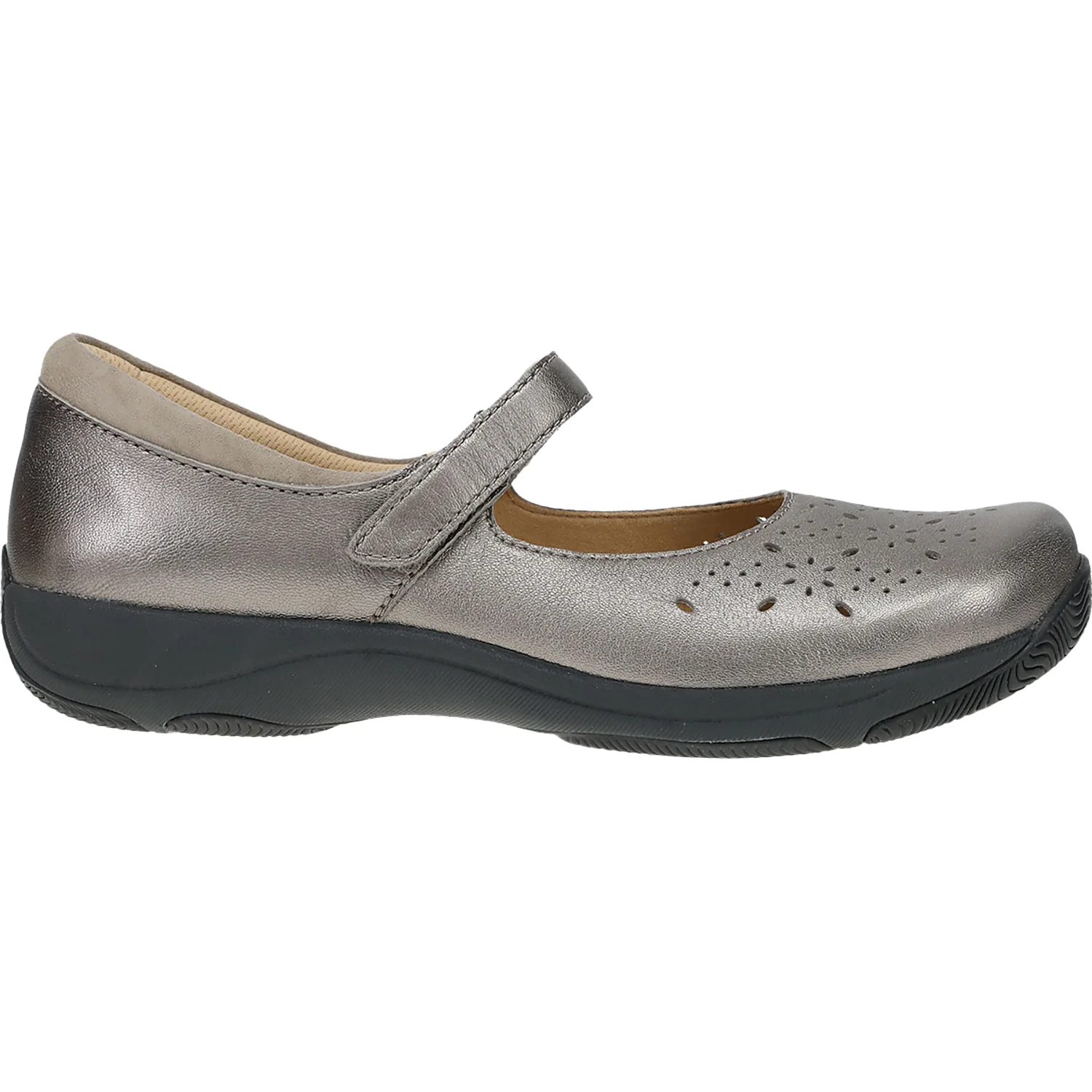 Dansko Stacy Women's Shoes Pewter Metallic