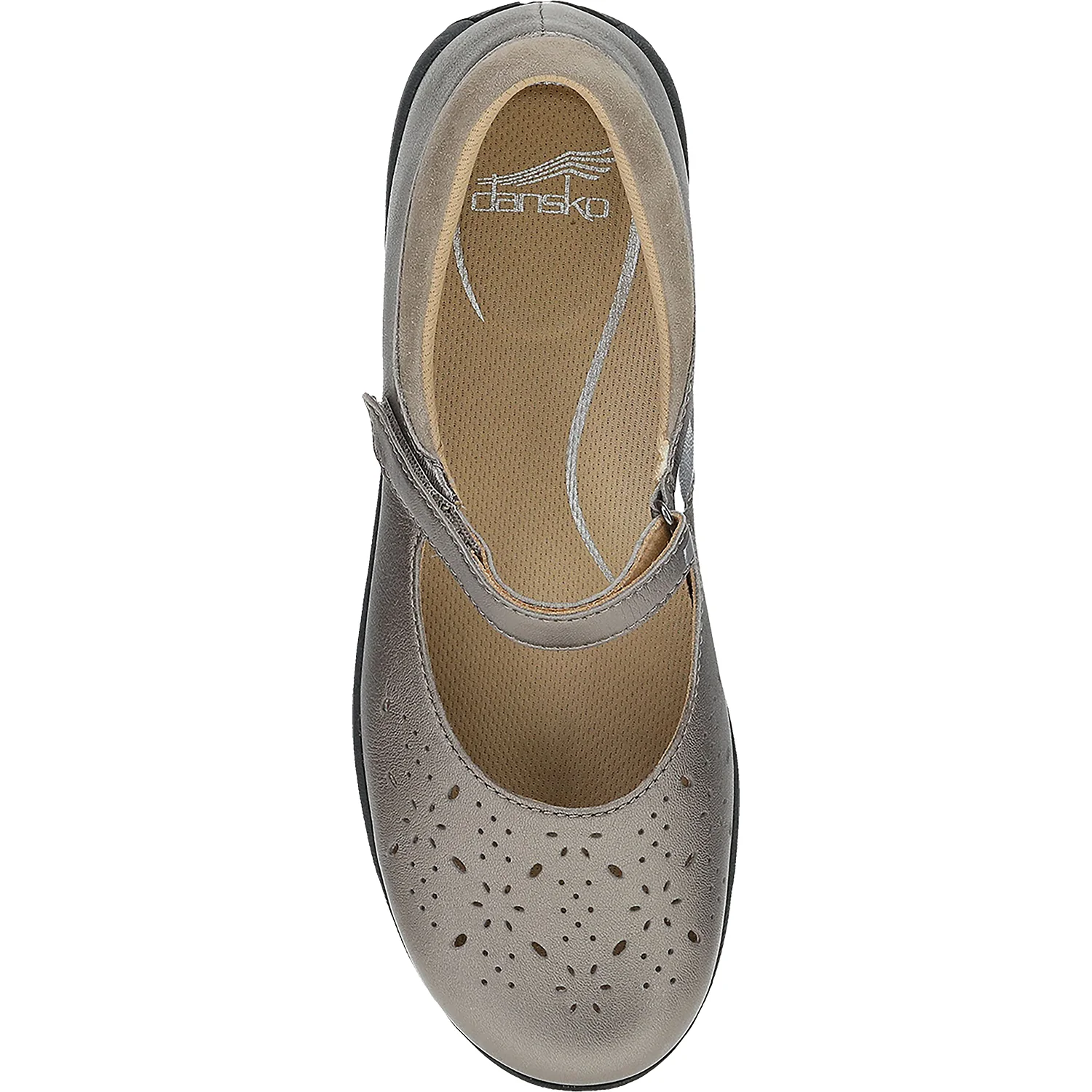 Dansko Stacy Women's Shoes Pewter Metallic - Image 2