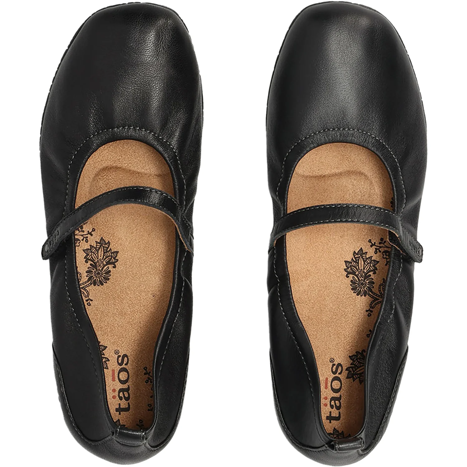 Taos Babble Women's Mary Janes Black Leather - Image 2