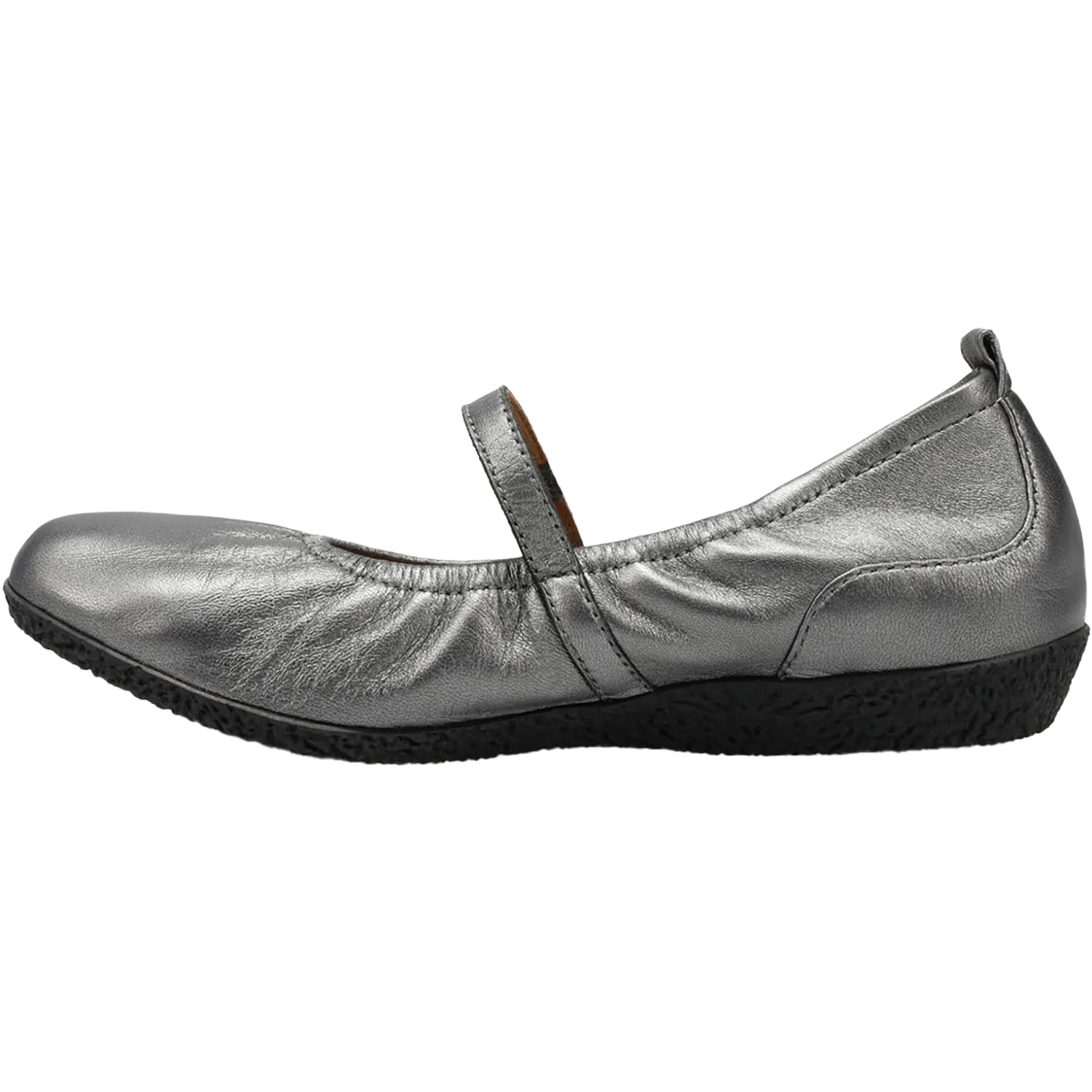 Taos Babble Women's Mary Janes Pewter Leather - Image 3