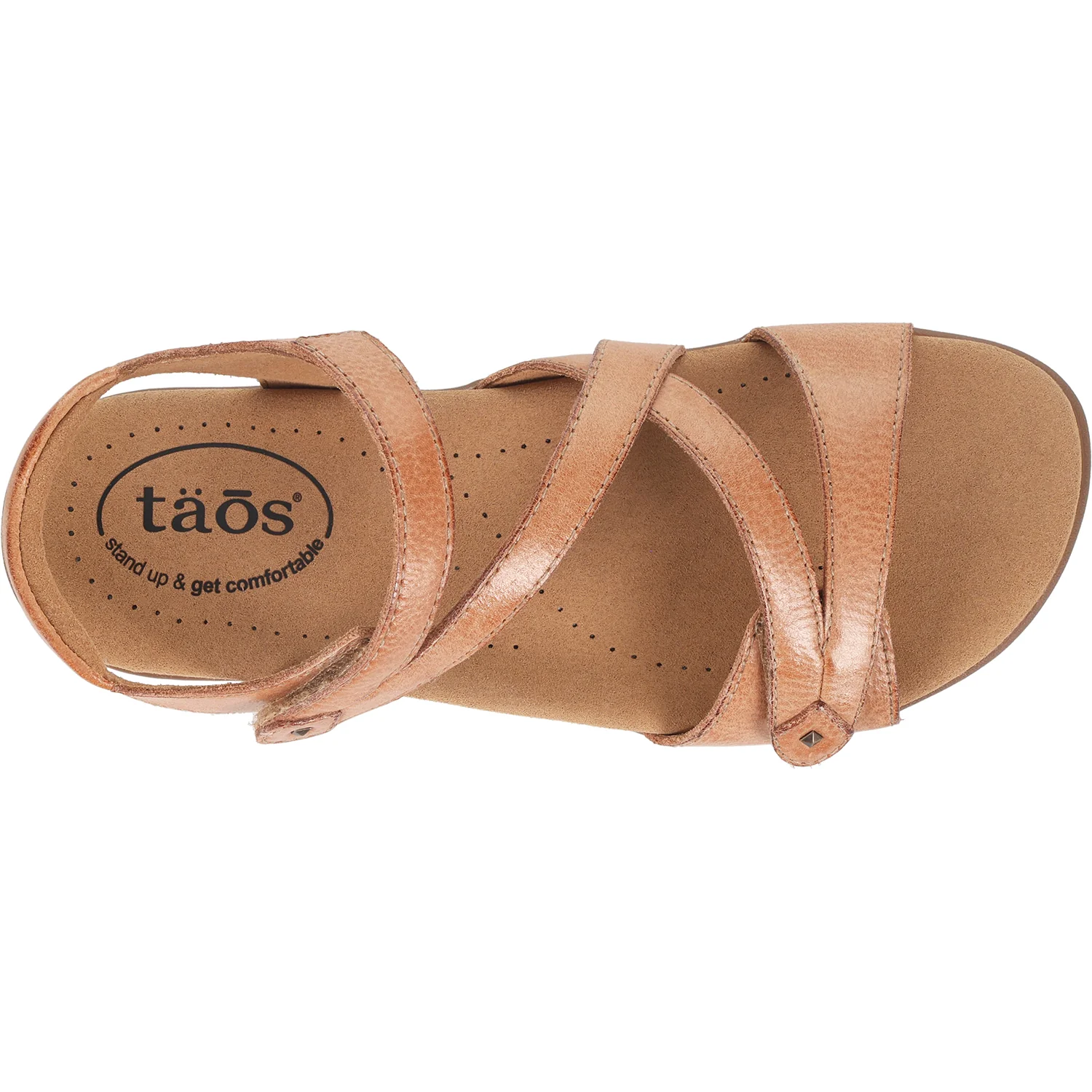Taos Big Time Women's Ankle Strap Sandals Natural Leather - Image 2