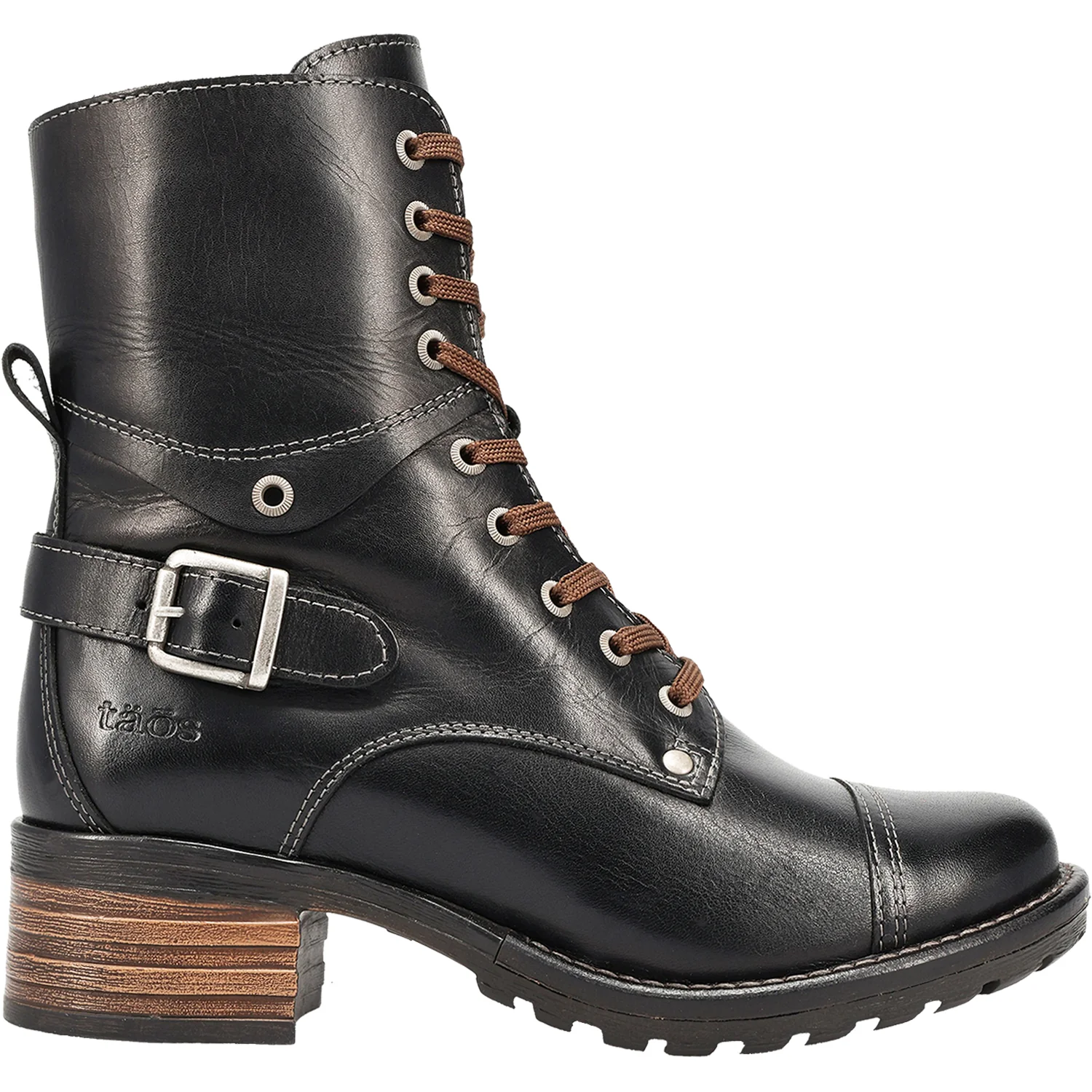 Taos Crave Women's Urban Boots Classic Black Leather