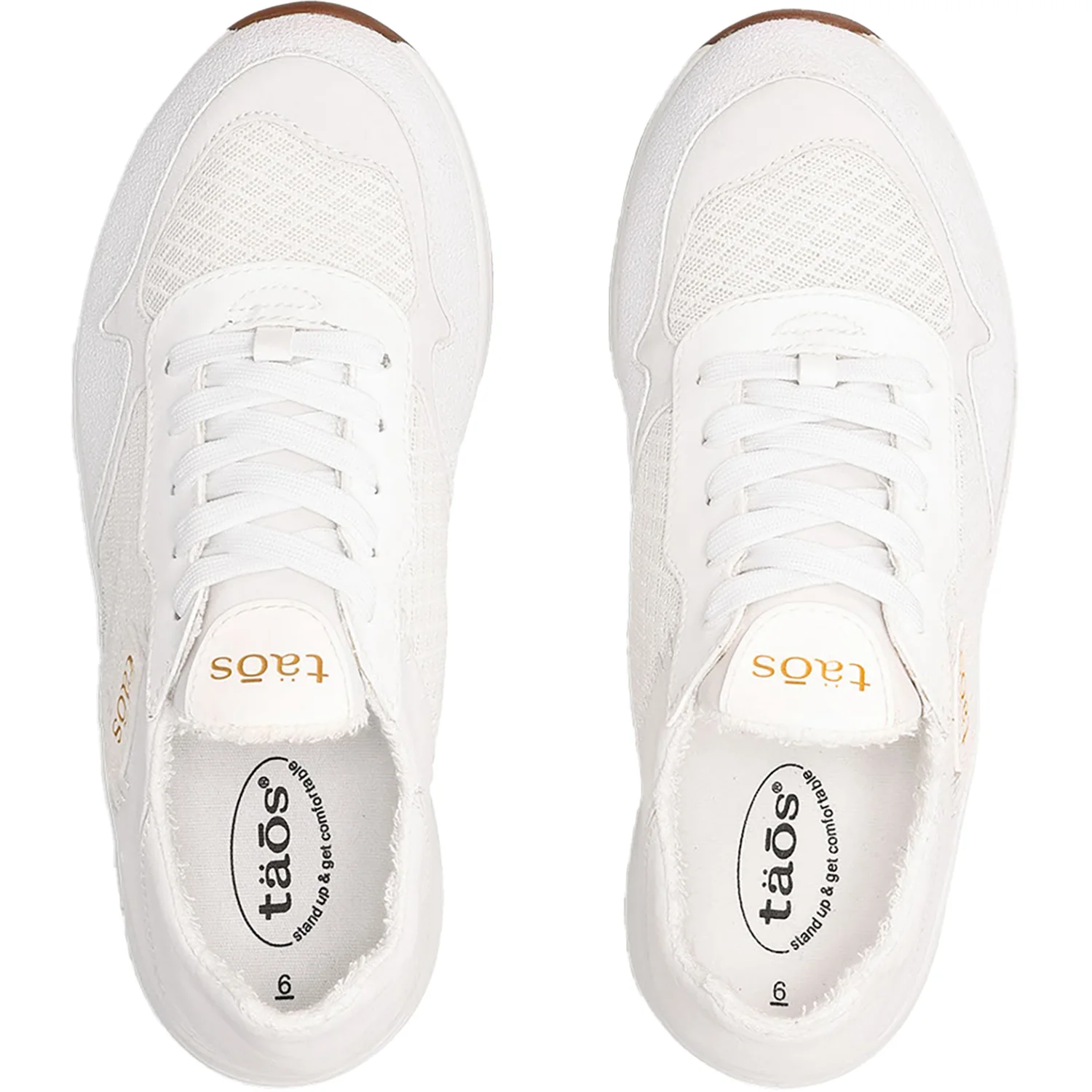 Taos Direction Women's Active Walking Shoes White/White Nylon/Mesh - Image 2