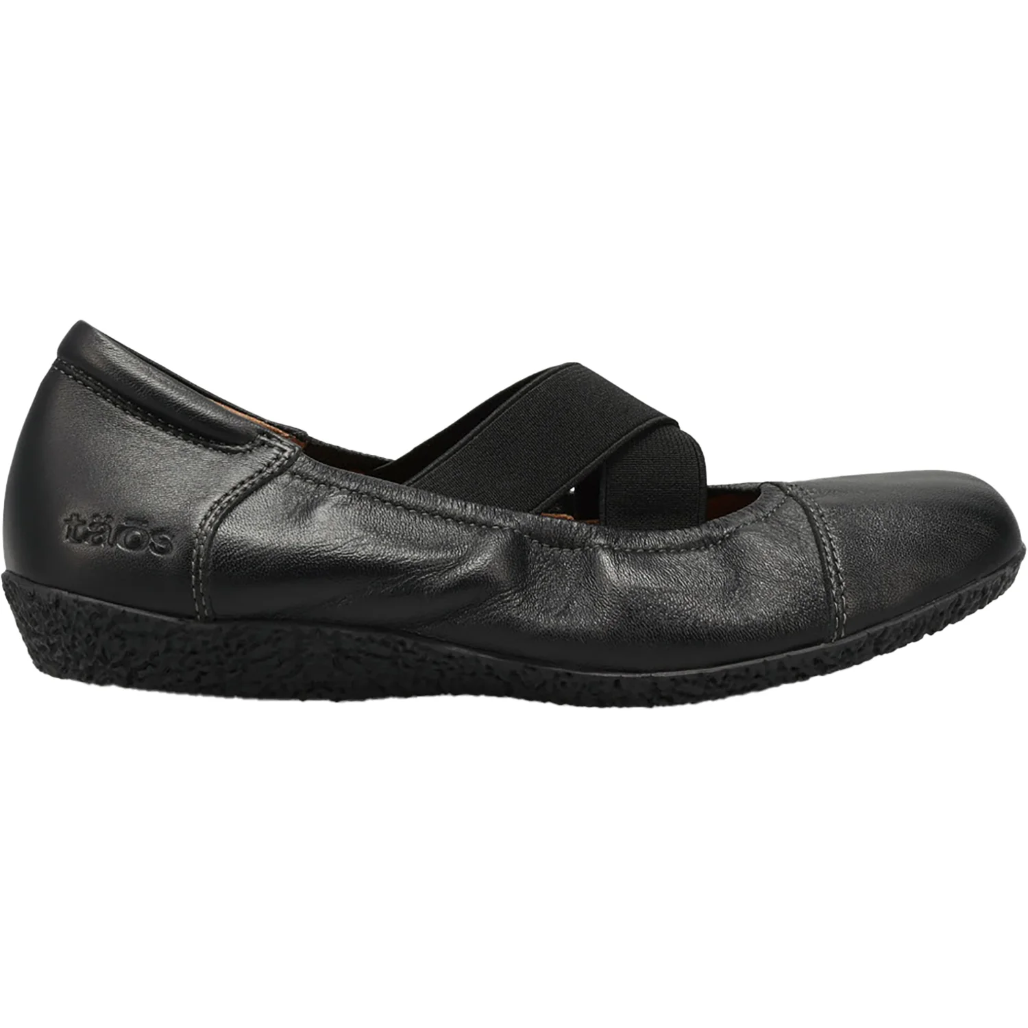 Taos Exhale Women's Mary Janes Black Leather