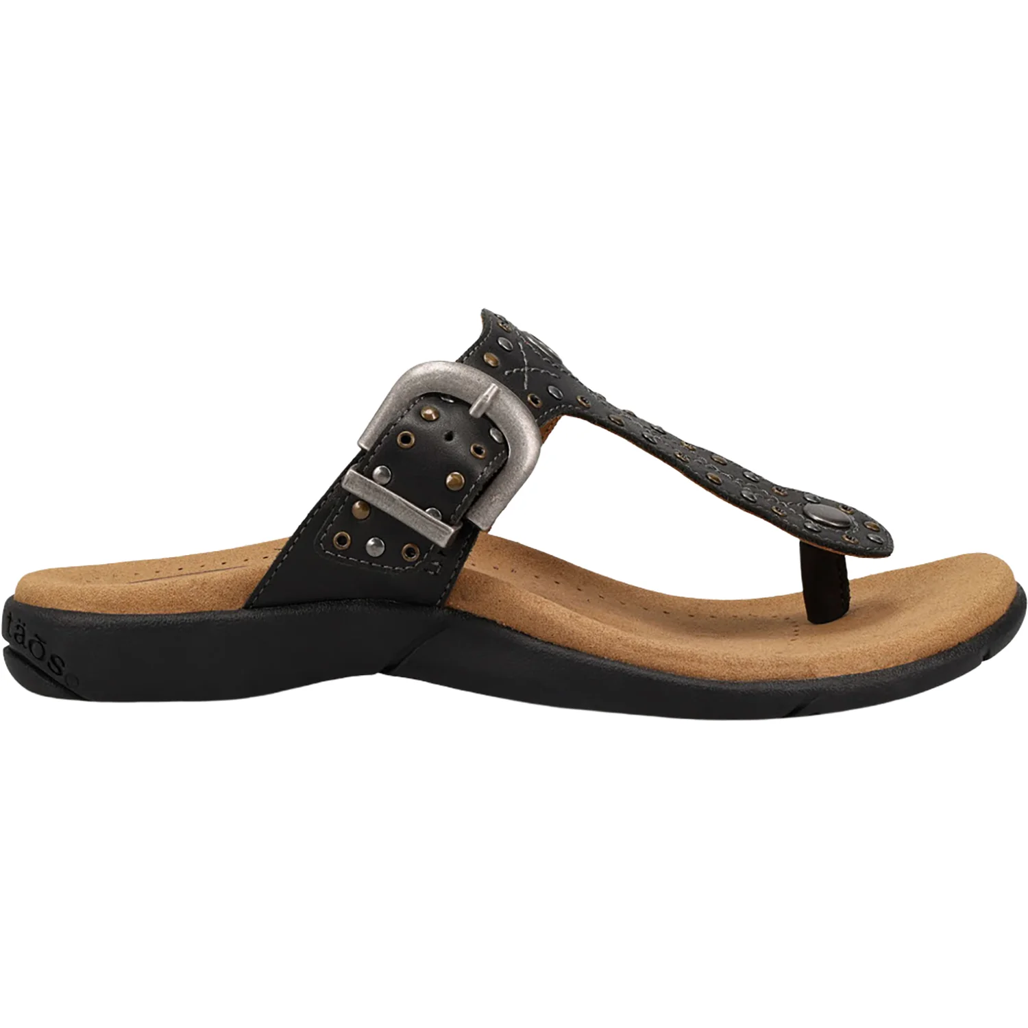 Taos Flash Women's Sandals Black Leather