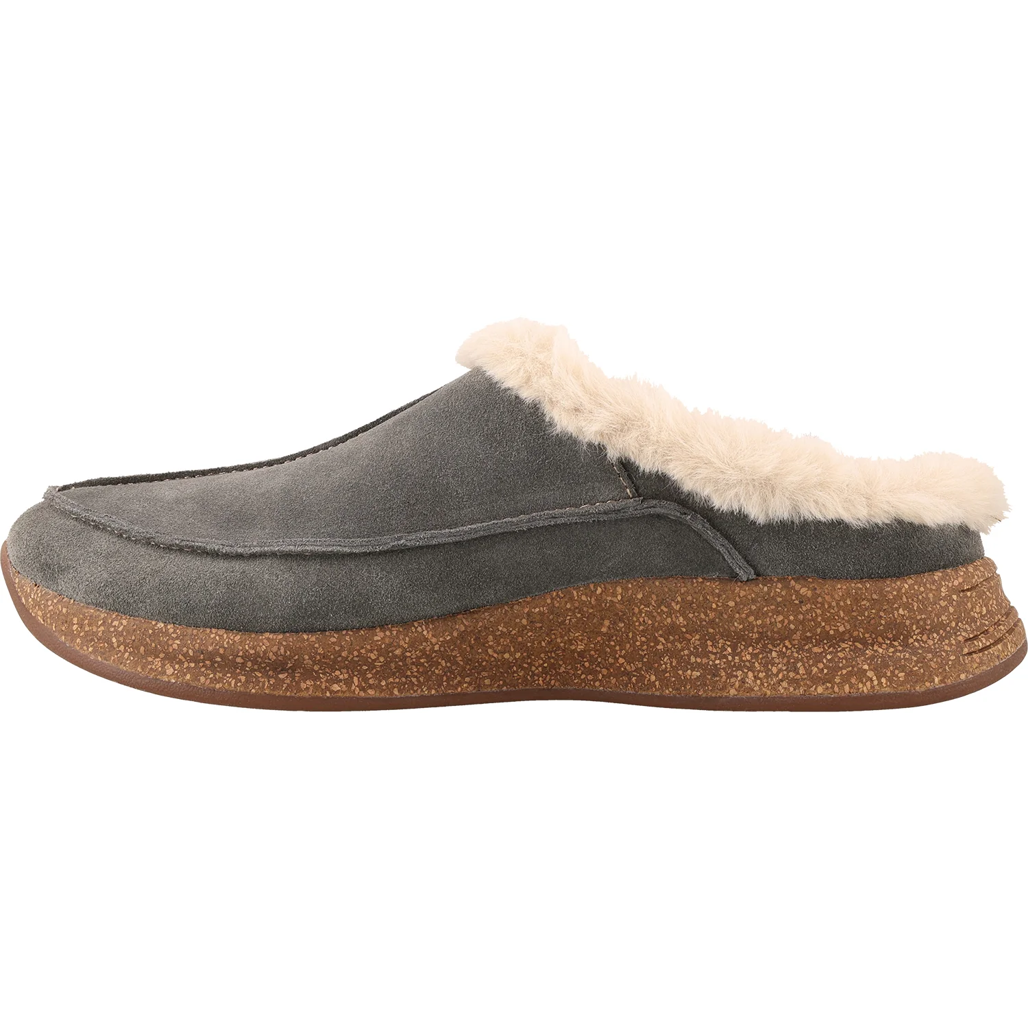 Taos Future Women's Clogs Slippers Dark Grey Suede - Image 3