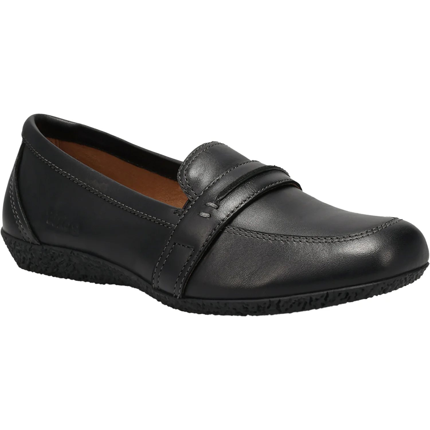 Taos Gabby Women's Slip Ons Black Leather - Image 5