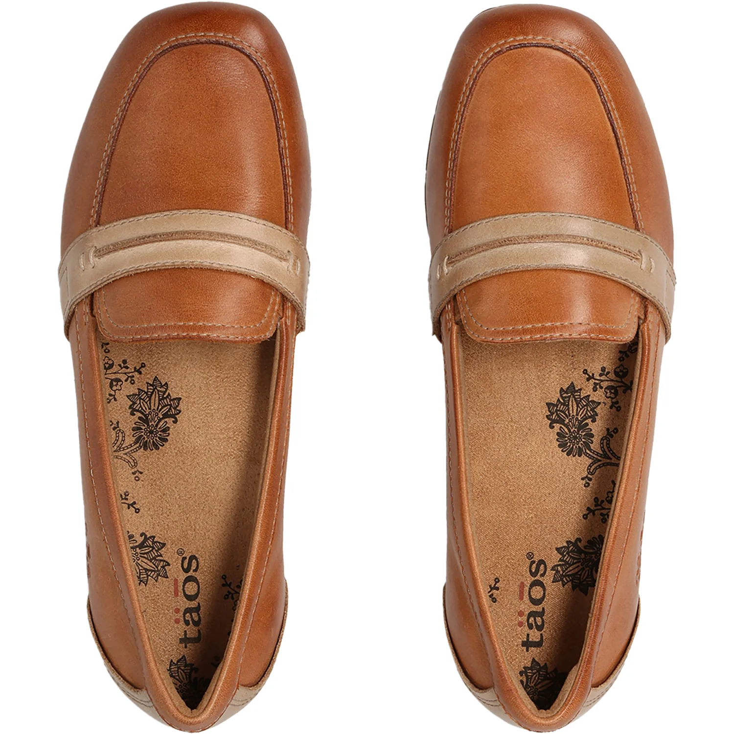 Taos Gabby Women's Slip Ons Caramel/Stone - Image 2