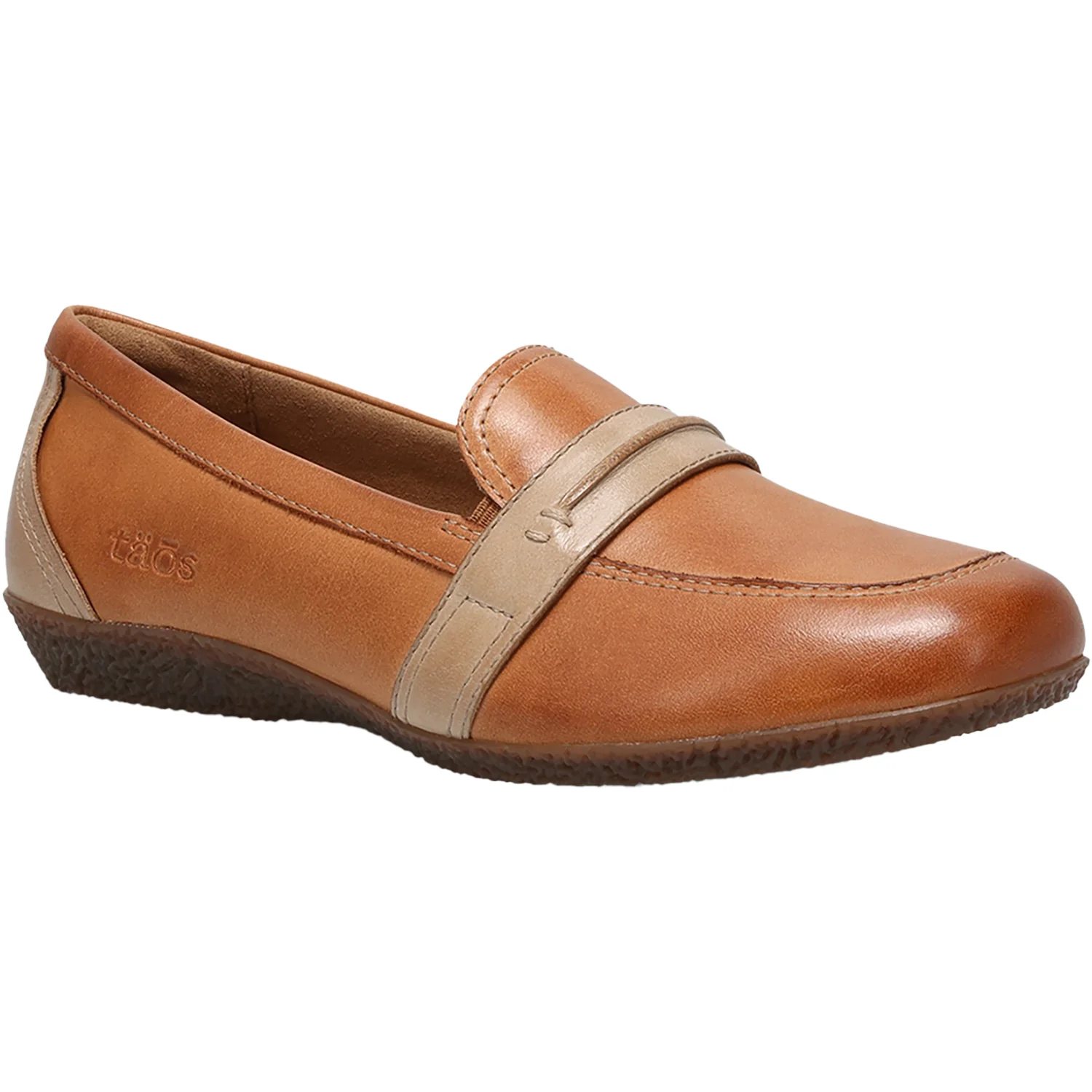 Taos Gabby Women's Slip Ons Caramel/Stone - Image 5