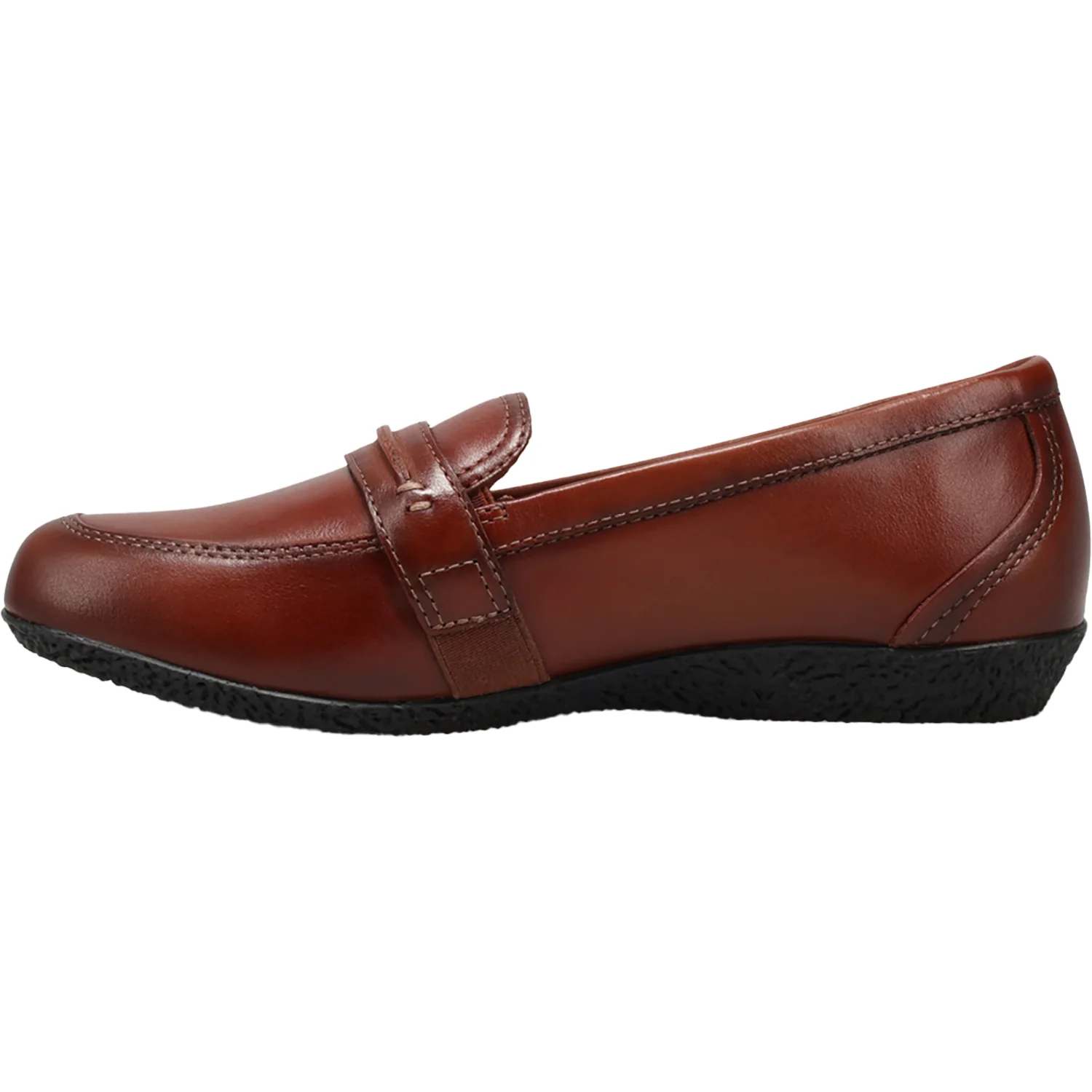 Taos Gabby Women's Slip Ons Cognac Leather - Image 3