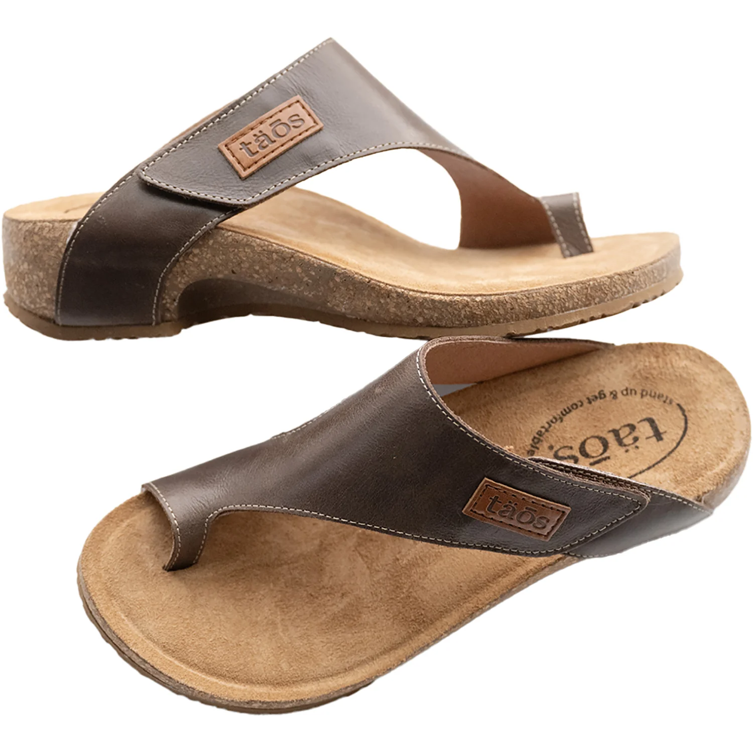 Taos Loop Women's Thong Sandals Mocha - Image 7