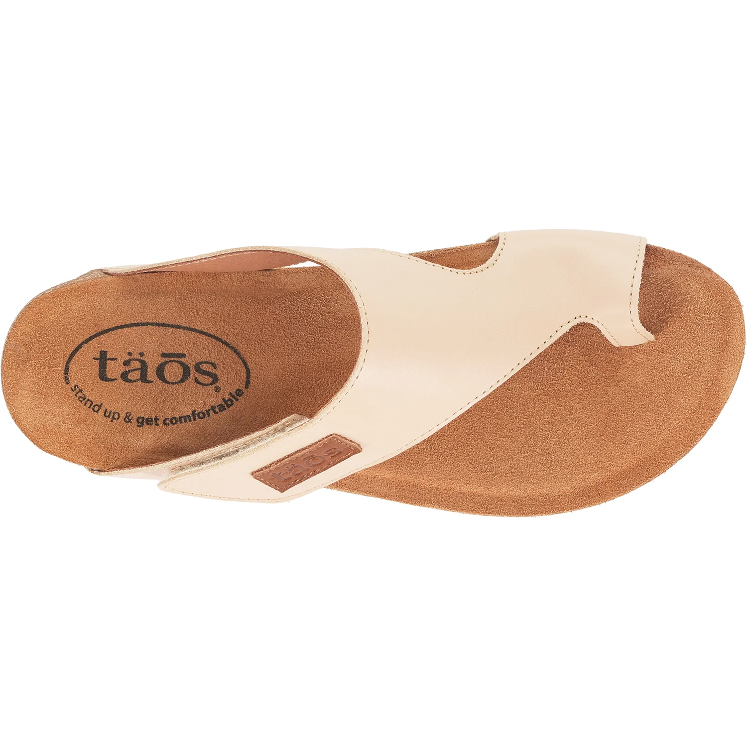 Taos Loop Women's Thong Sandals Natural Leather - Image 2