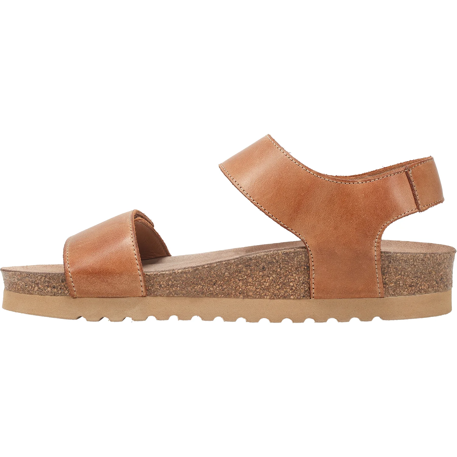 Taos Luckie Women's Ankle Strap Sandals Caramel Leather - Image 3