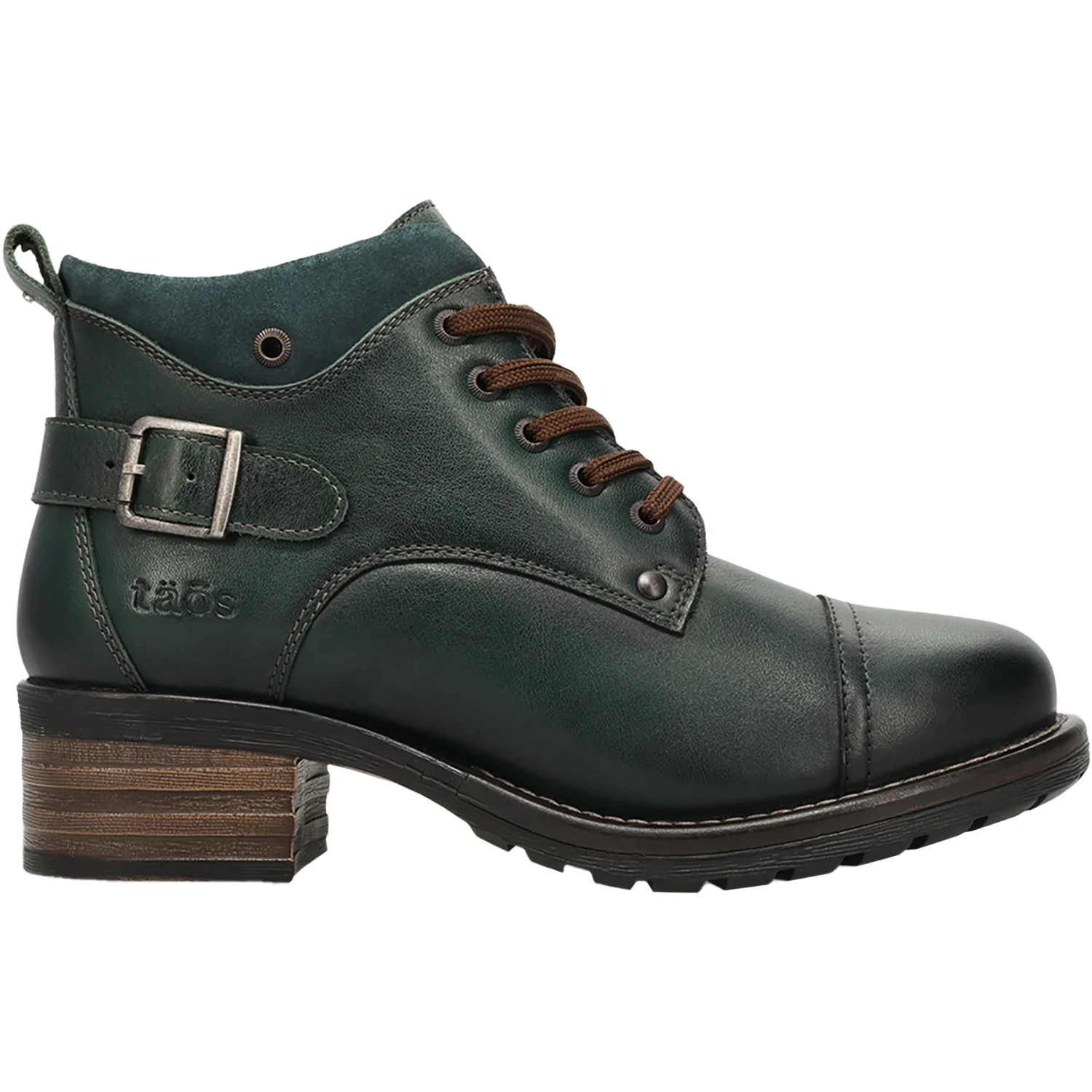 Taos Mini Crave Women's Boots Deep Teal Green Leather