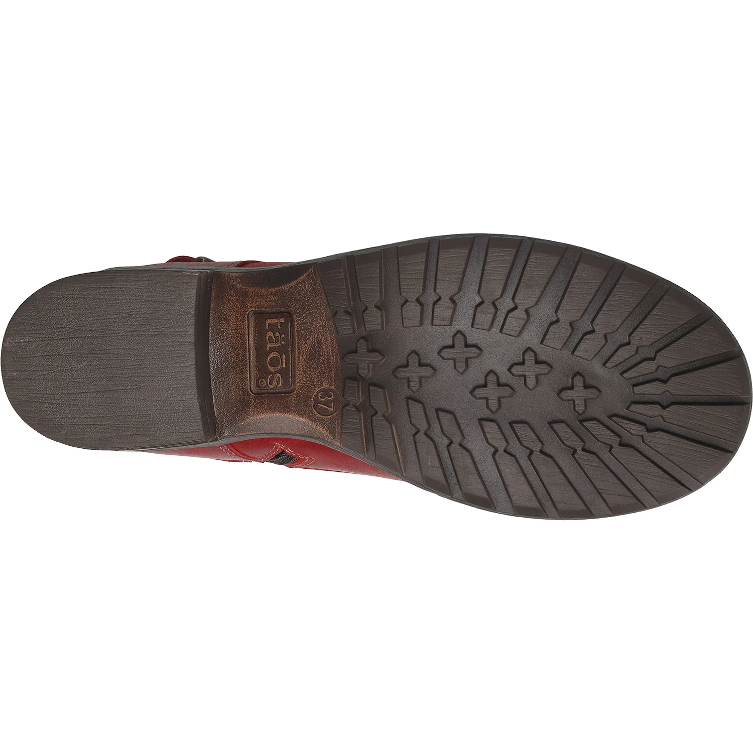 Taos Mini Crave Women's Boots Red Leather - Image 4