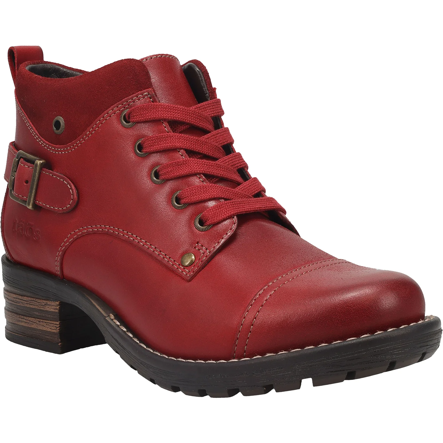 Taos Mini Crave Women's Boots Red Leather - Image 5