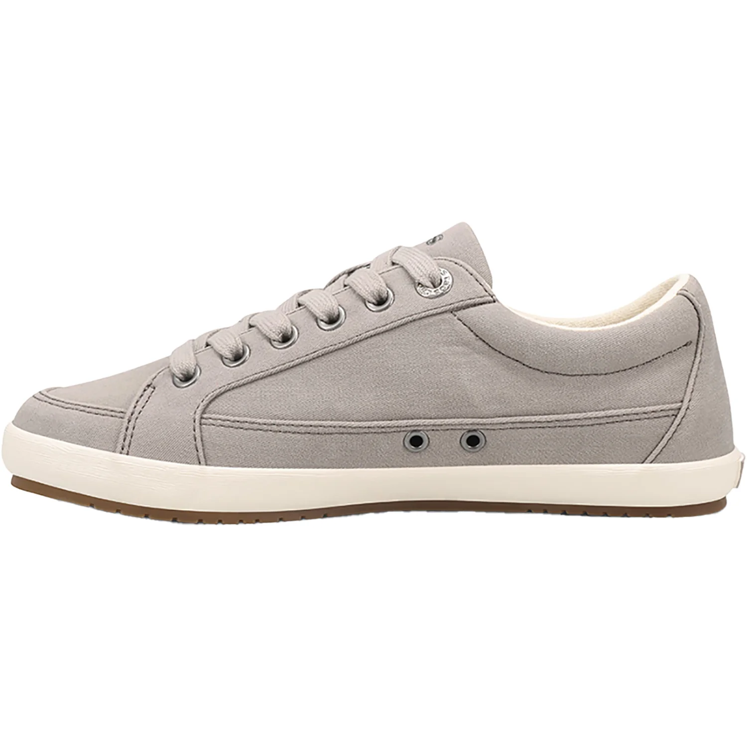 Taos Moc Star 2 Women's Sporty Lace Up Shoes Grey Distressed - Image 3