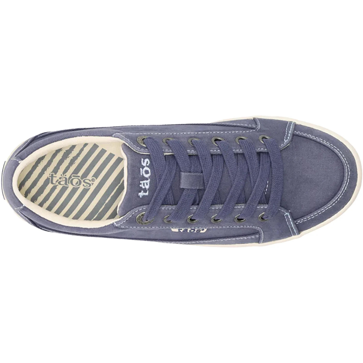 Taos Moc Star 2 Women's Sneakers Indigo Distressed Canvas - Image 2