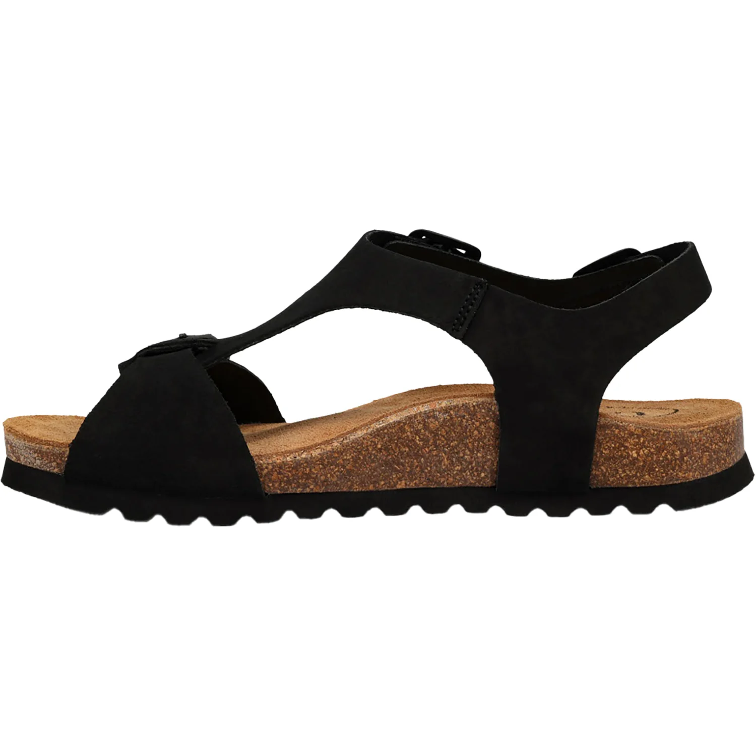 Taos MVP Women's Sandals Black Suede - Image 3