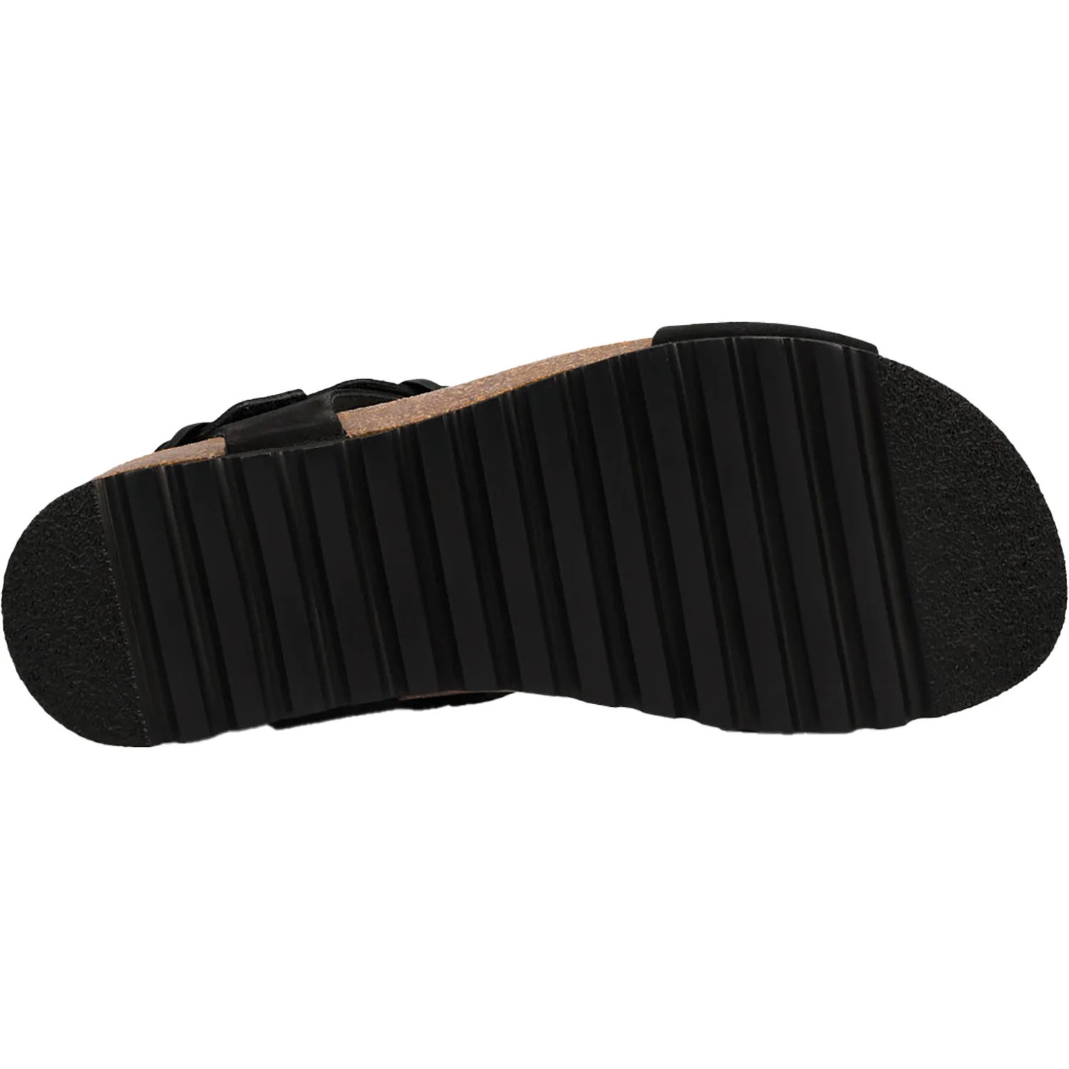 Taos MVP Women's Sandals Black Suede - Image 4