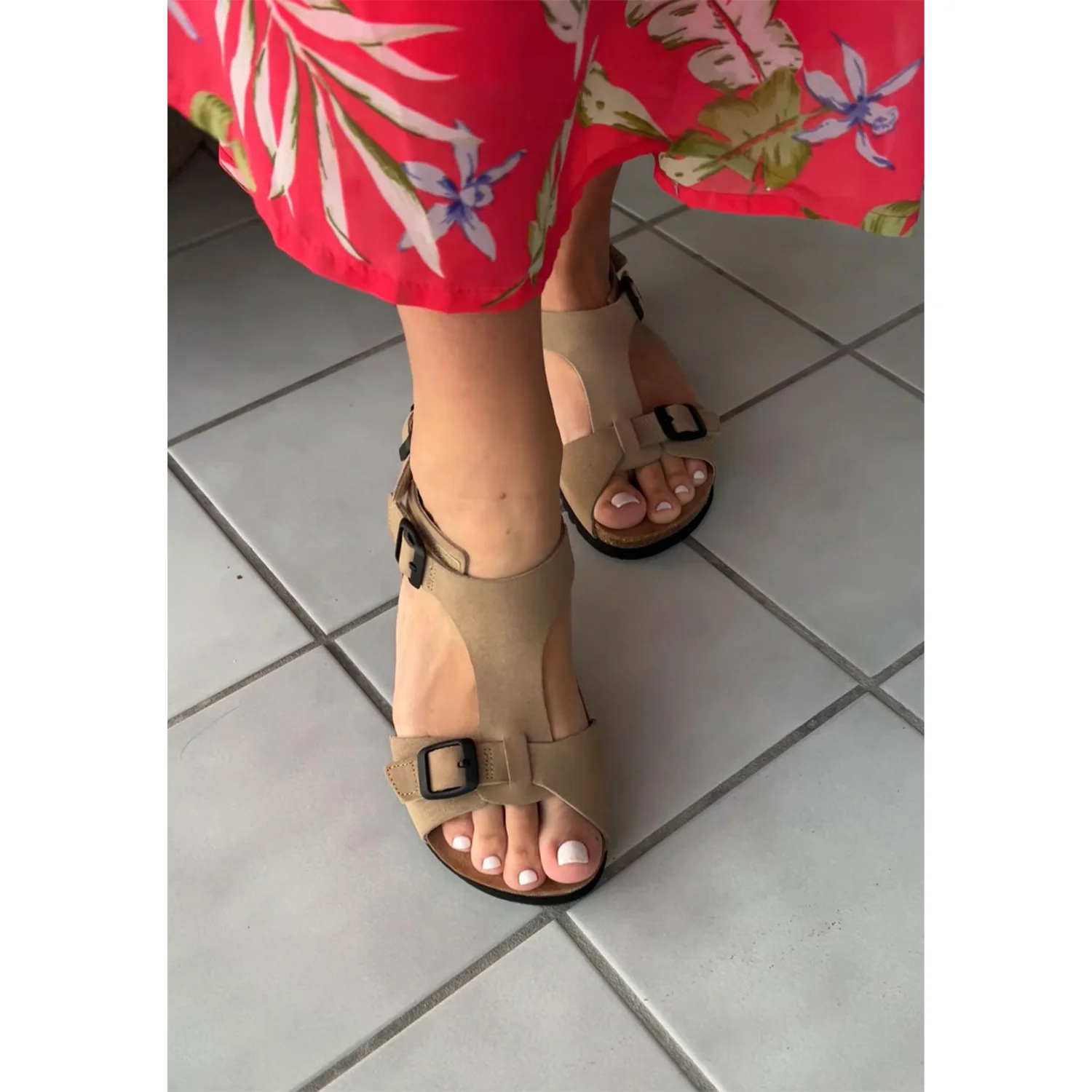 Taos MVP Women's Sandals Camel - Image 6