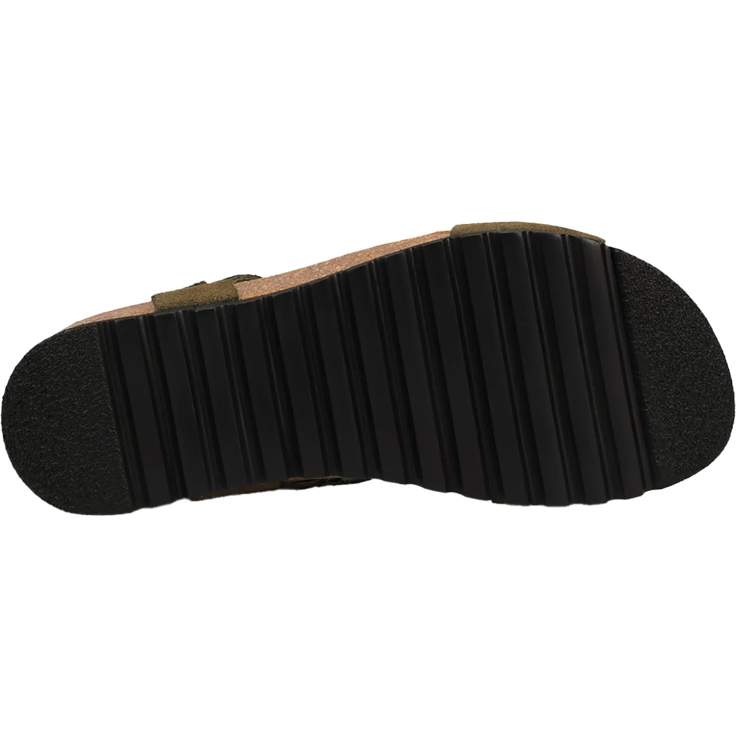Taos MVP Women's Sandals Olive Suede - Image 4