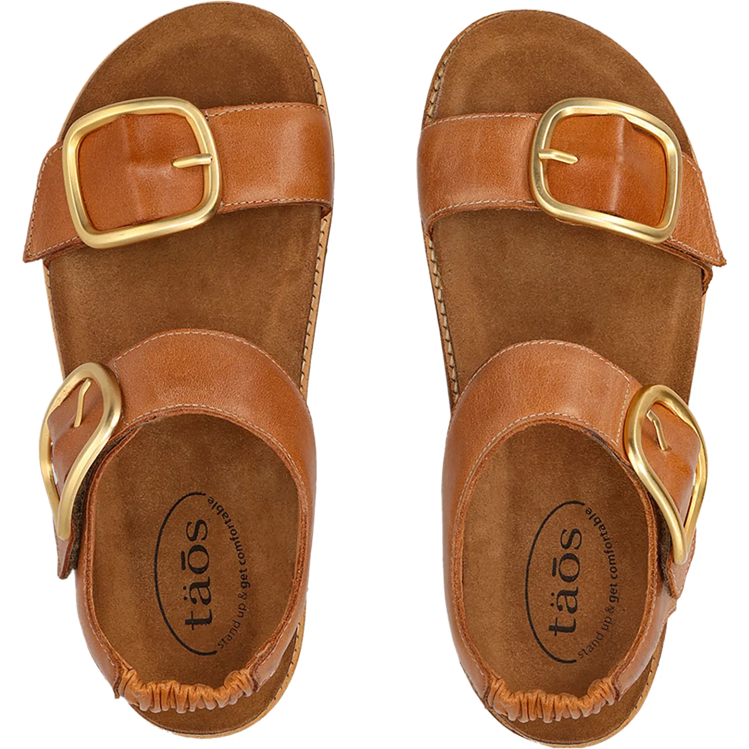 Taos On The Double Women's Sandals Caramel Leather - Image 2
