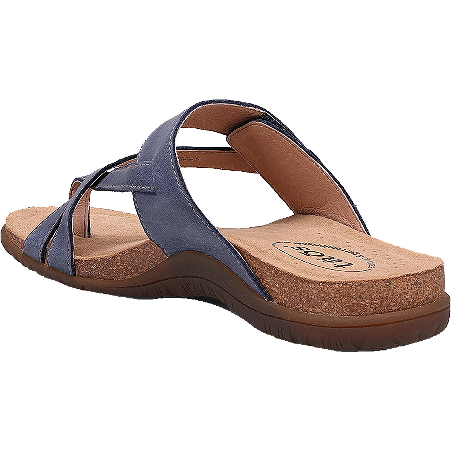 Taos Perfect Women's Thong Sandals Dark Blue Leather - Image 2