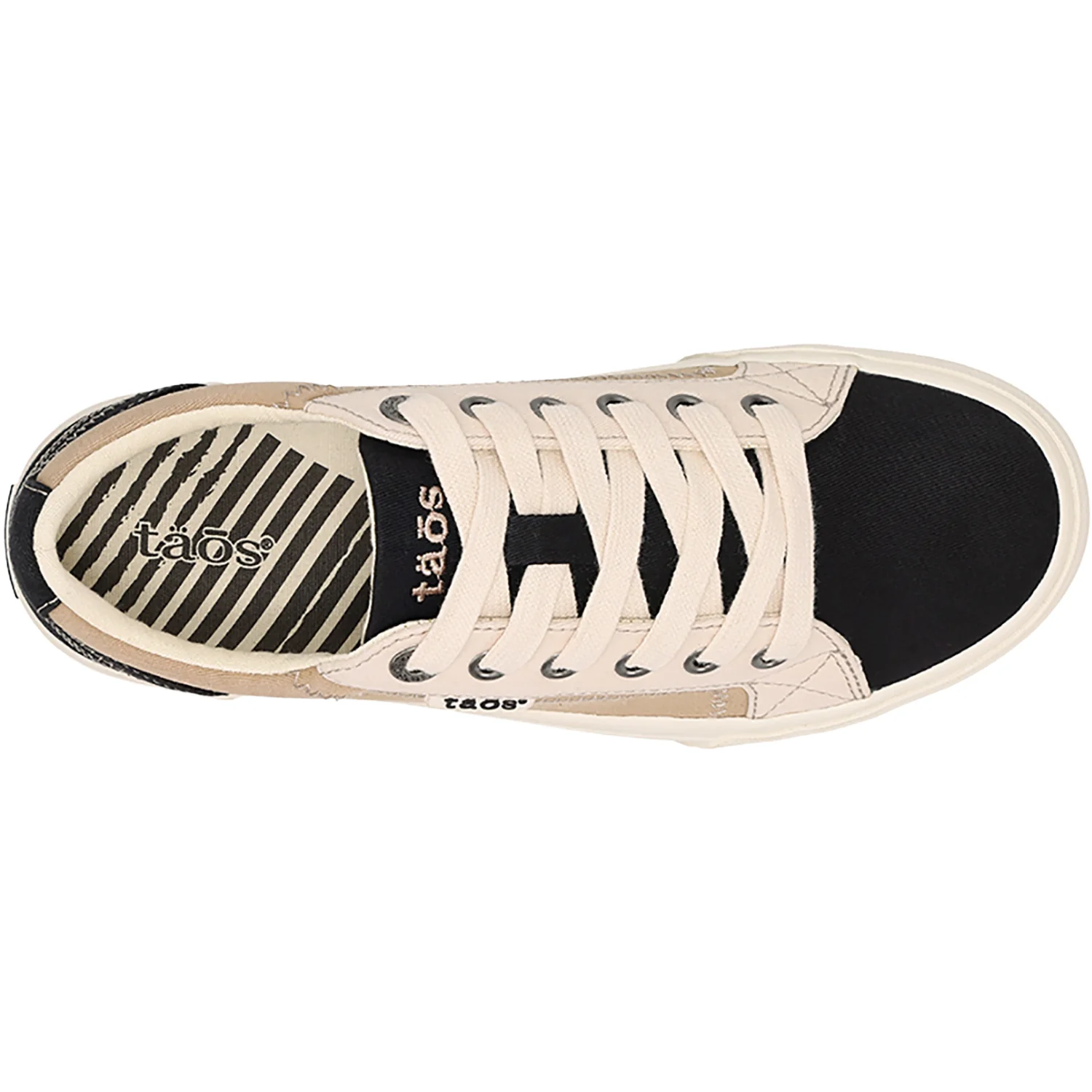 Taos Plim Soul Women's Sneakers Black/Tan Multi Canvas - Image 2