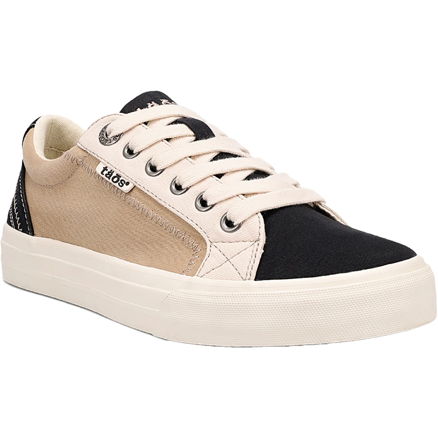 Taos Plim Soul Women's Sneakers Black/Tan Multi Canvas - Image 5